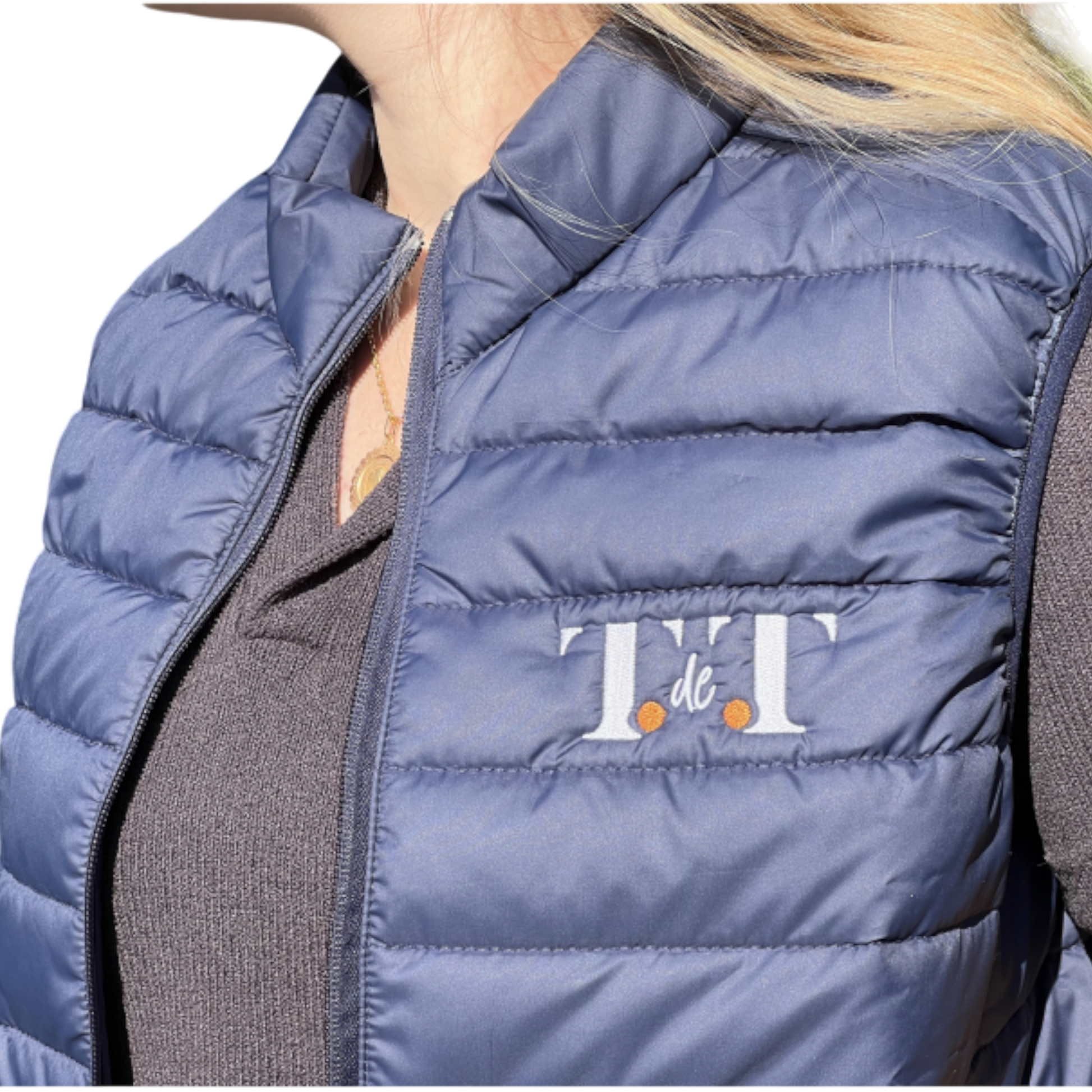 TdeT - Sleeveless padded vest navy