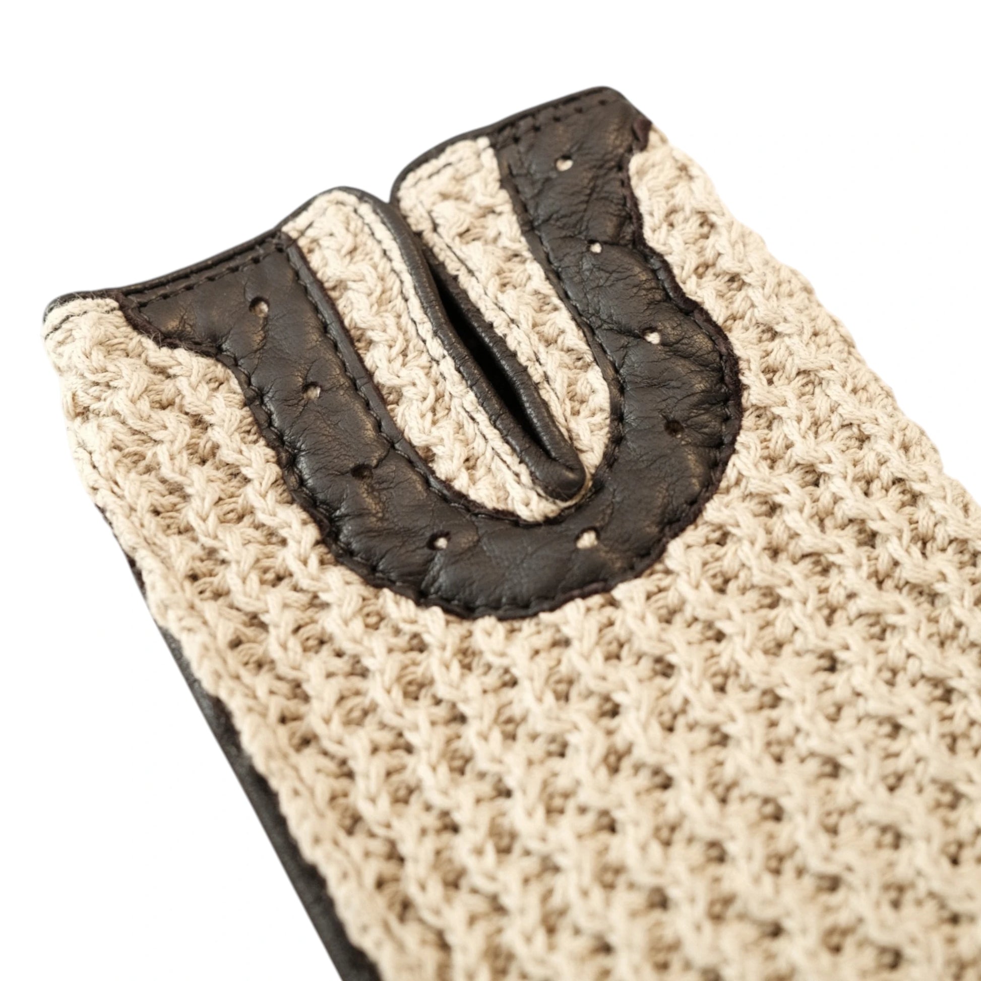 TdeT-Gants crochet et cuir