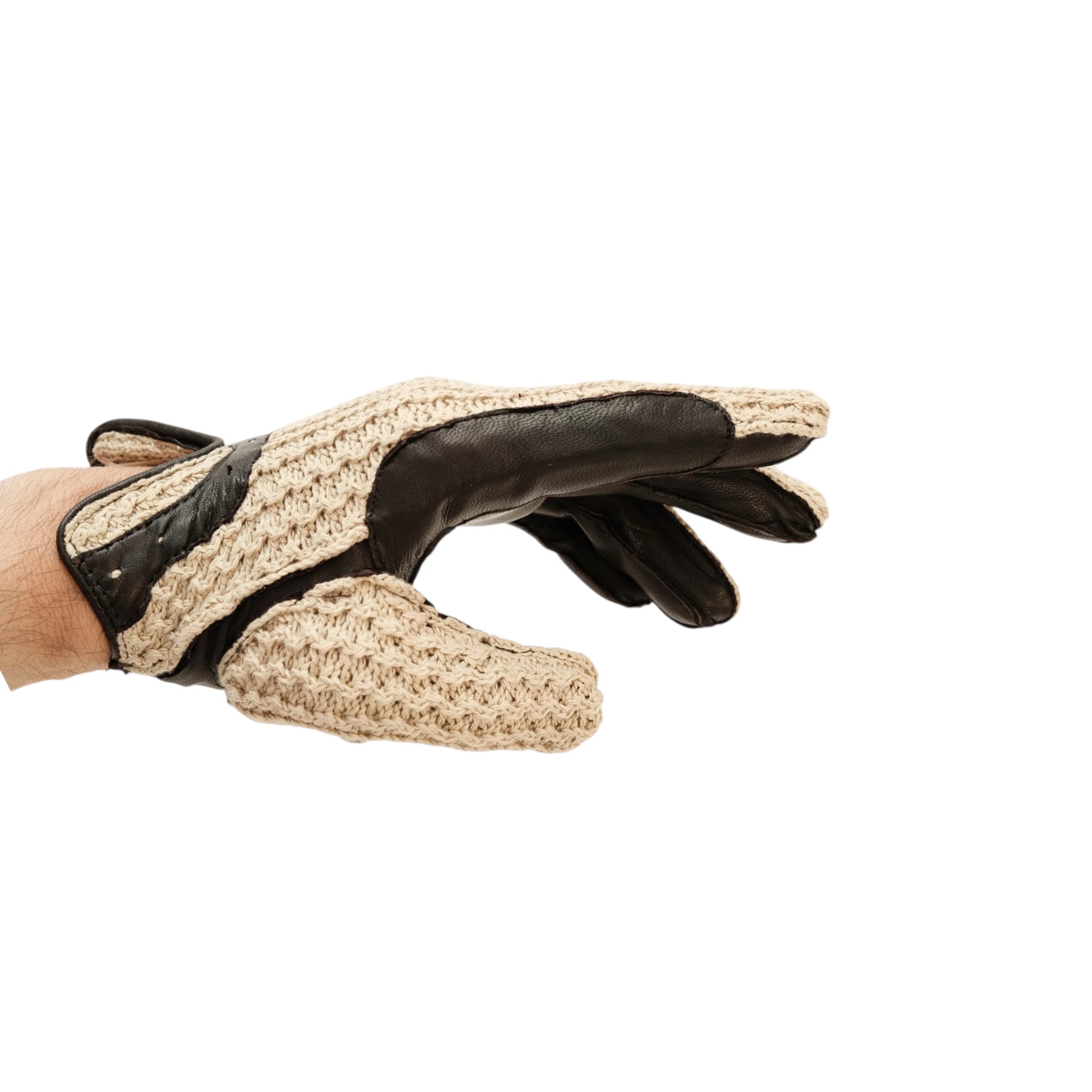 TdeT-Gants crochet et cuir
