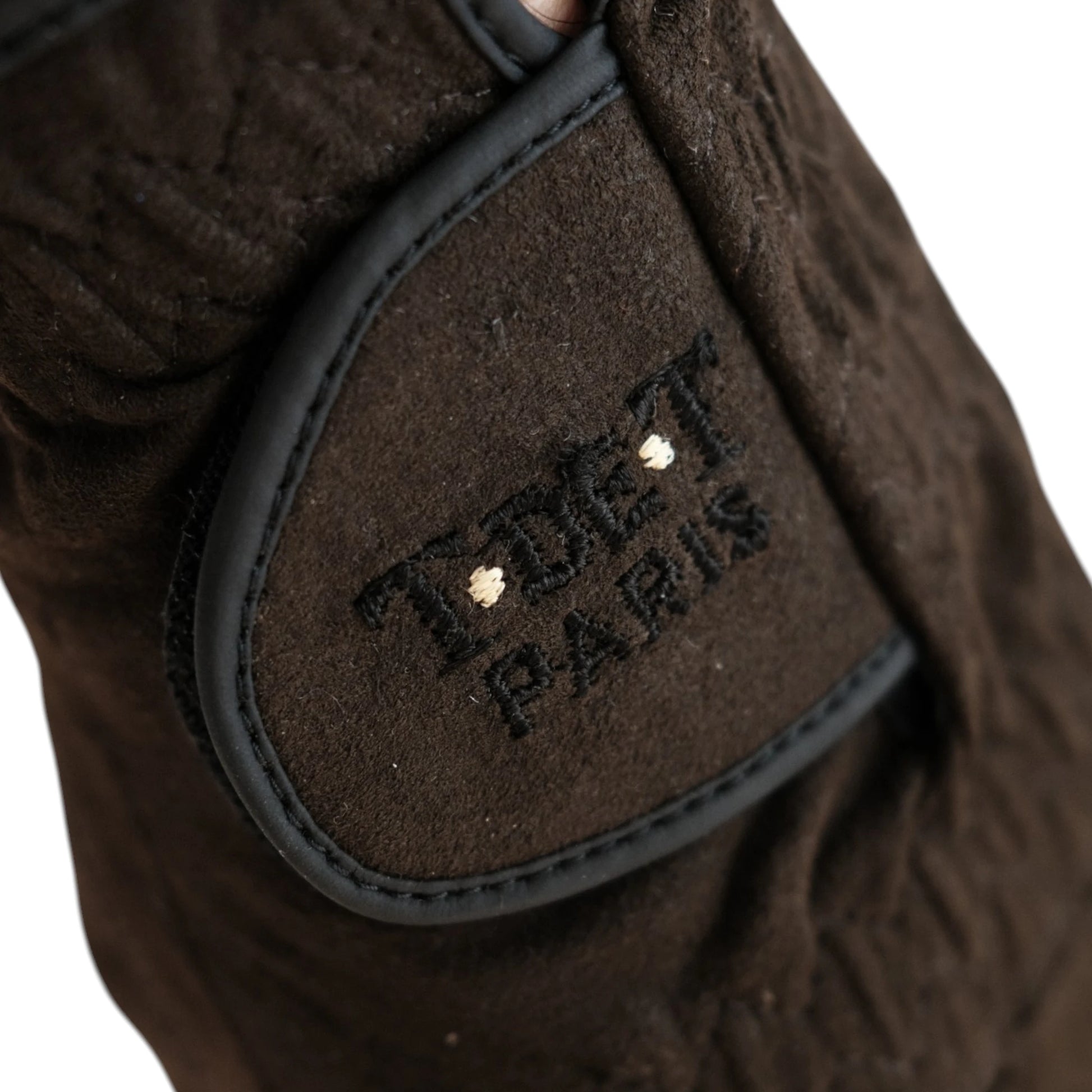 TdeT-Gants equitation Perfection marron