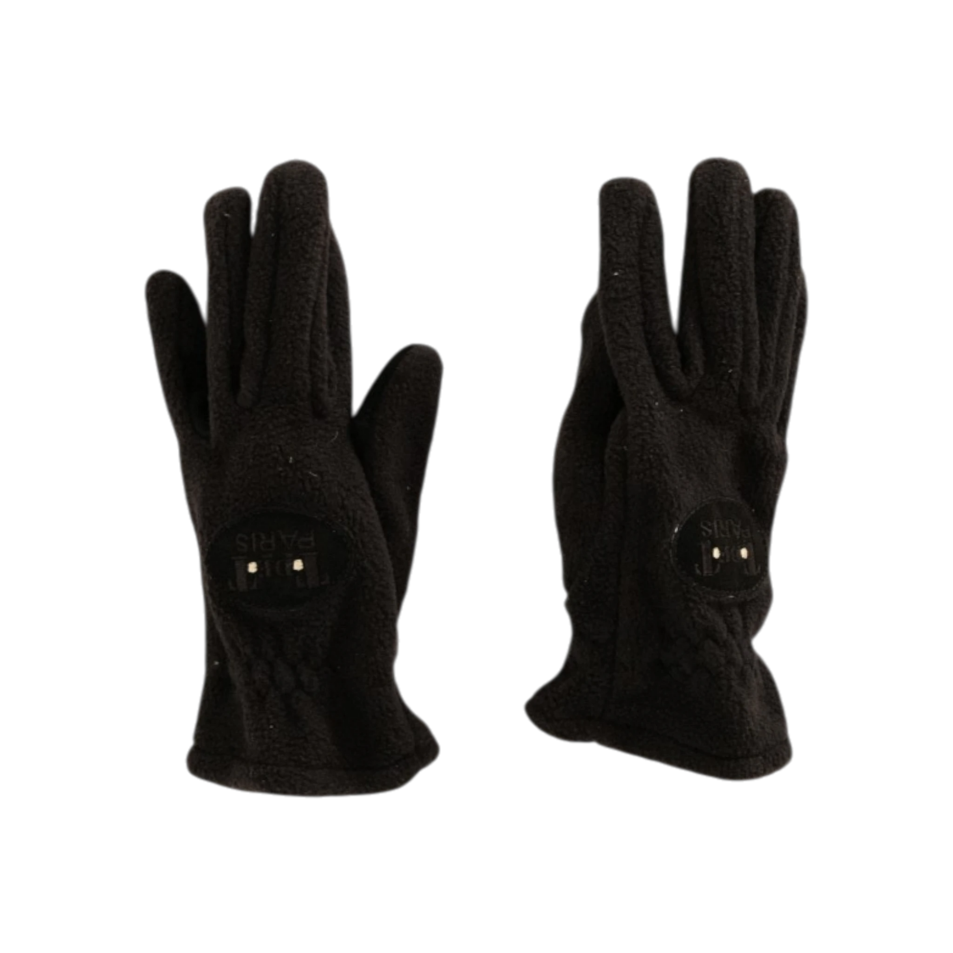 TdeT-Gants equitation polaire Riding noir