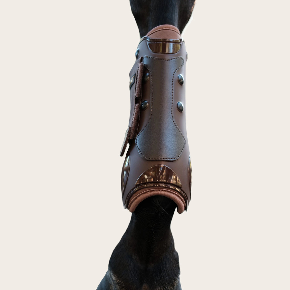 TdeT - Guetres Coque Cuir marron
