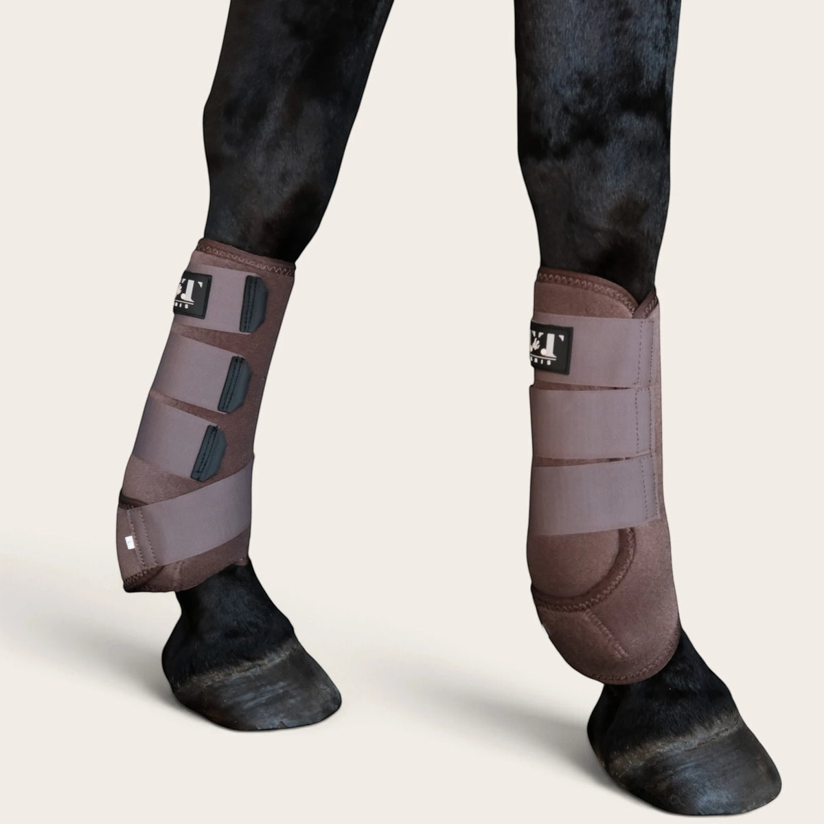 TdeT - Guetres neoprene marron