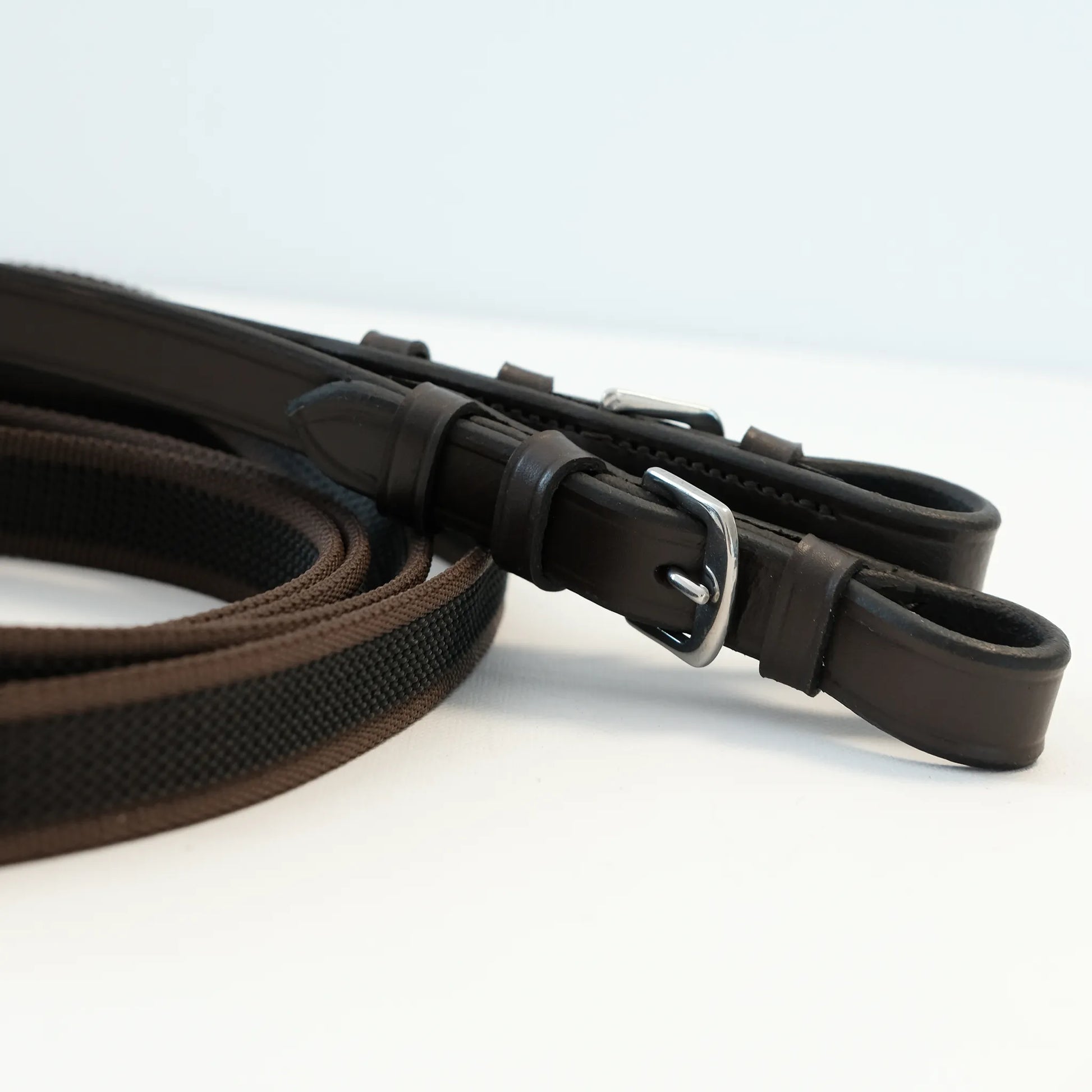 TdeT - Super grip smooth reins havana