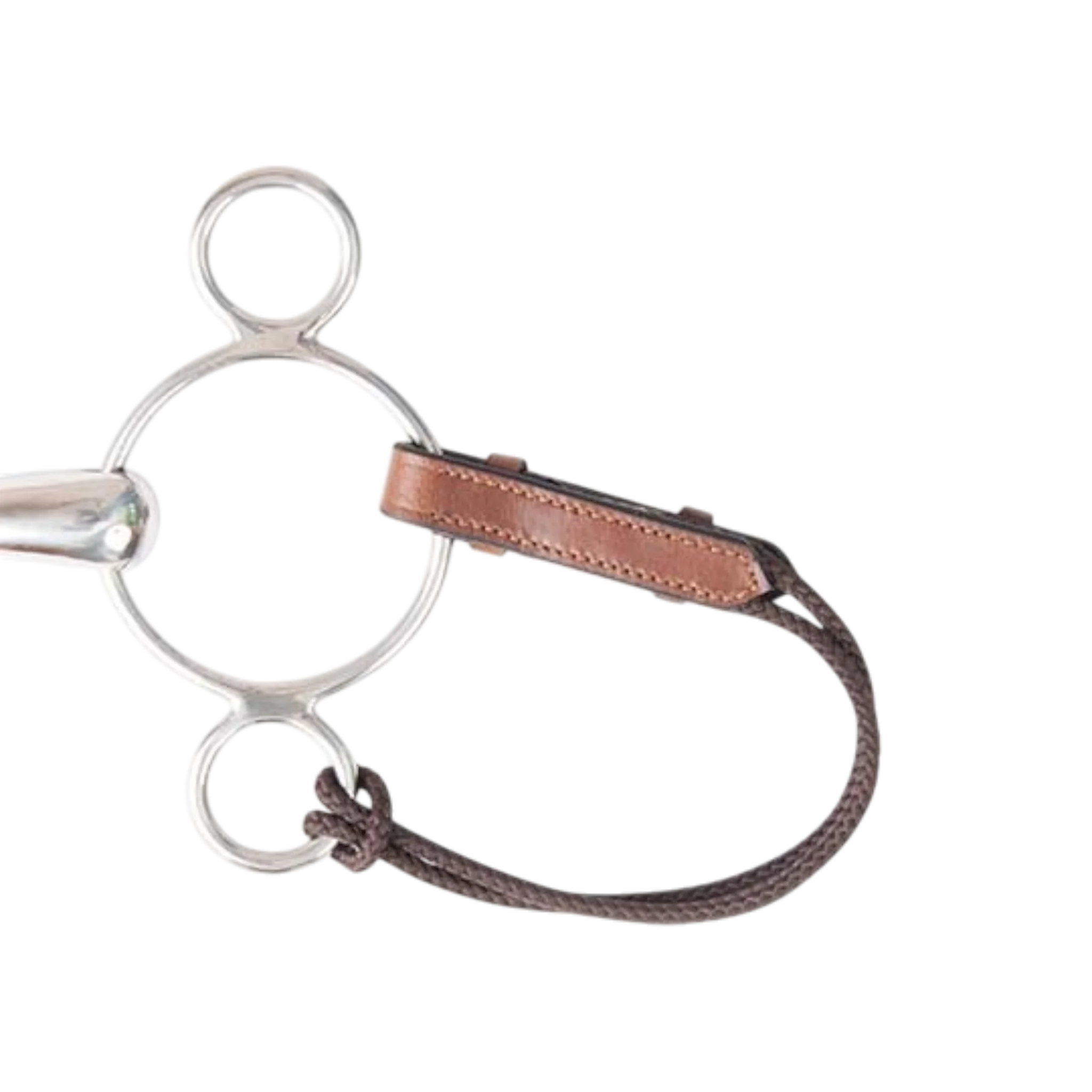 TdeT - Alliances de mors cuir et corde tabac