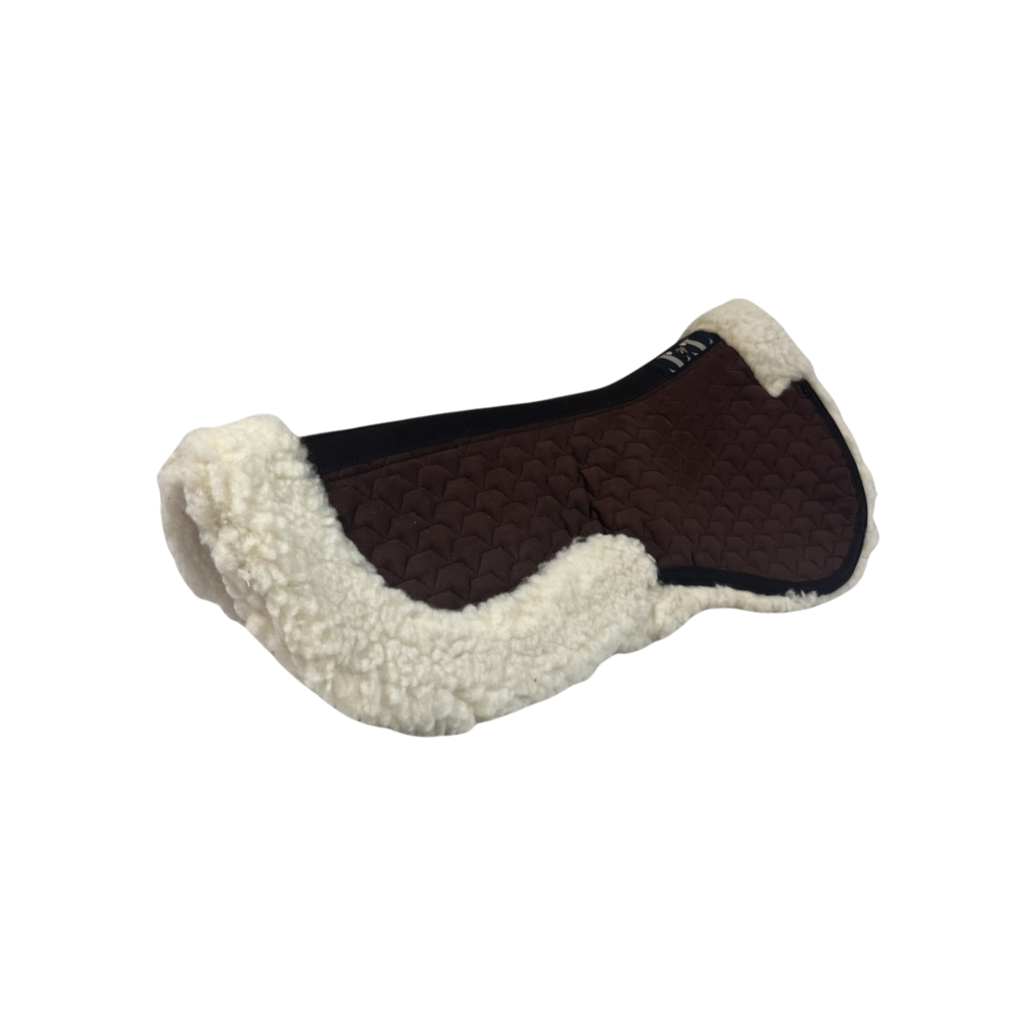 TdeT - Contoured sheepskin half pad natural and brown