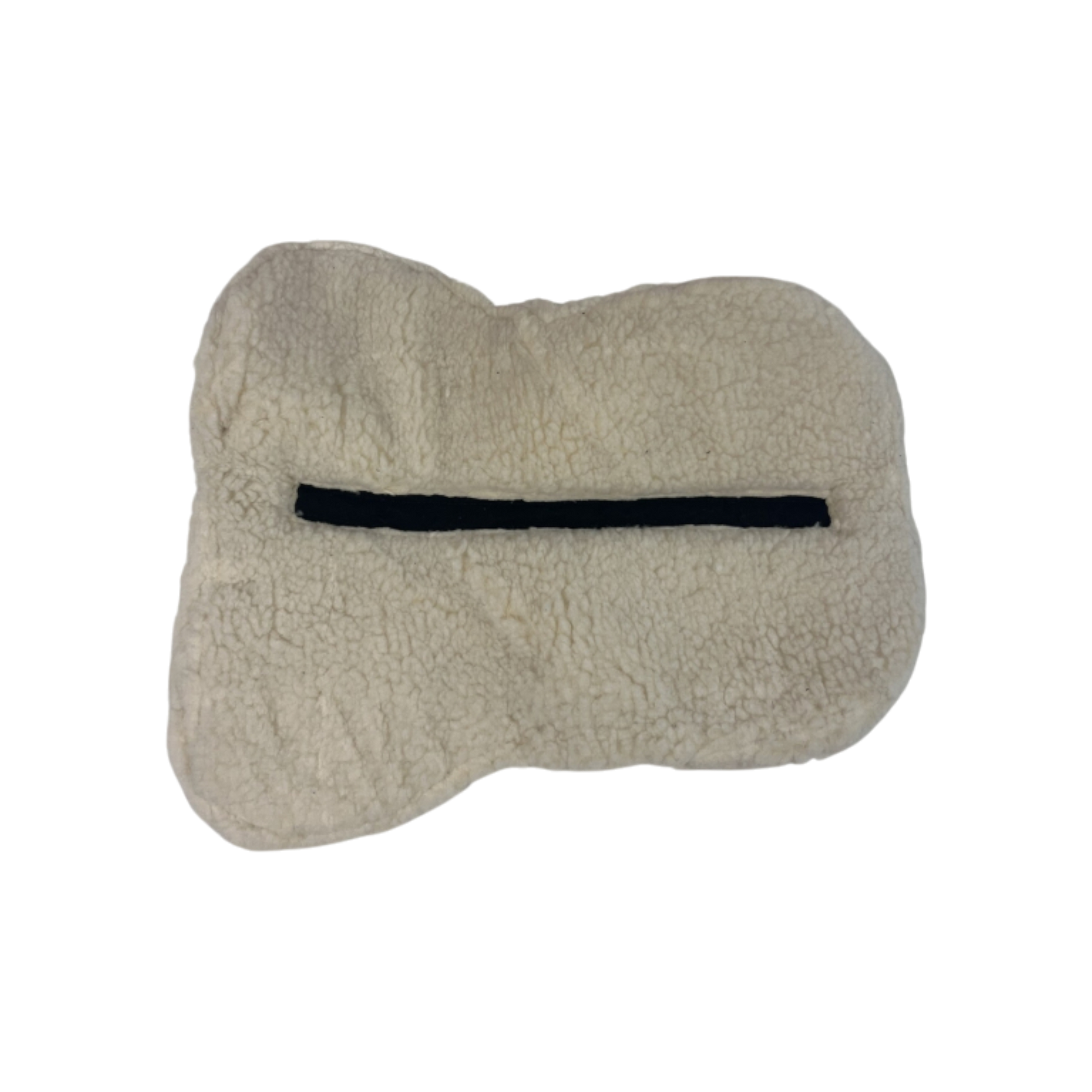 TdeT - Contoured sheepskin half pad natural and brown