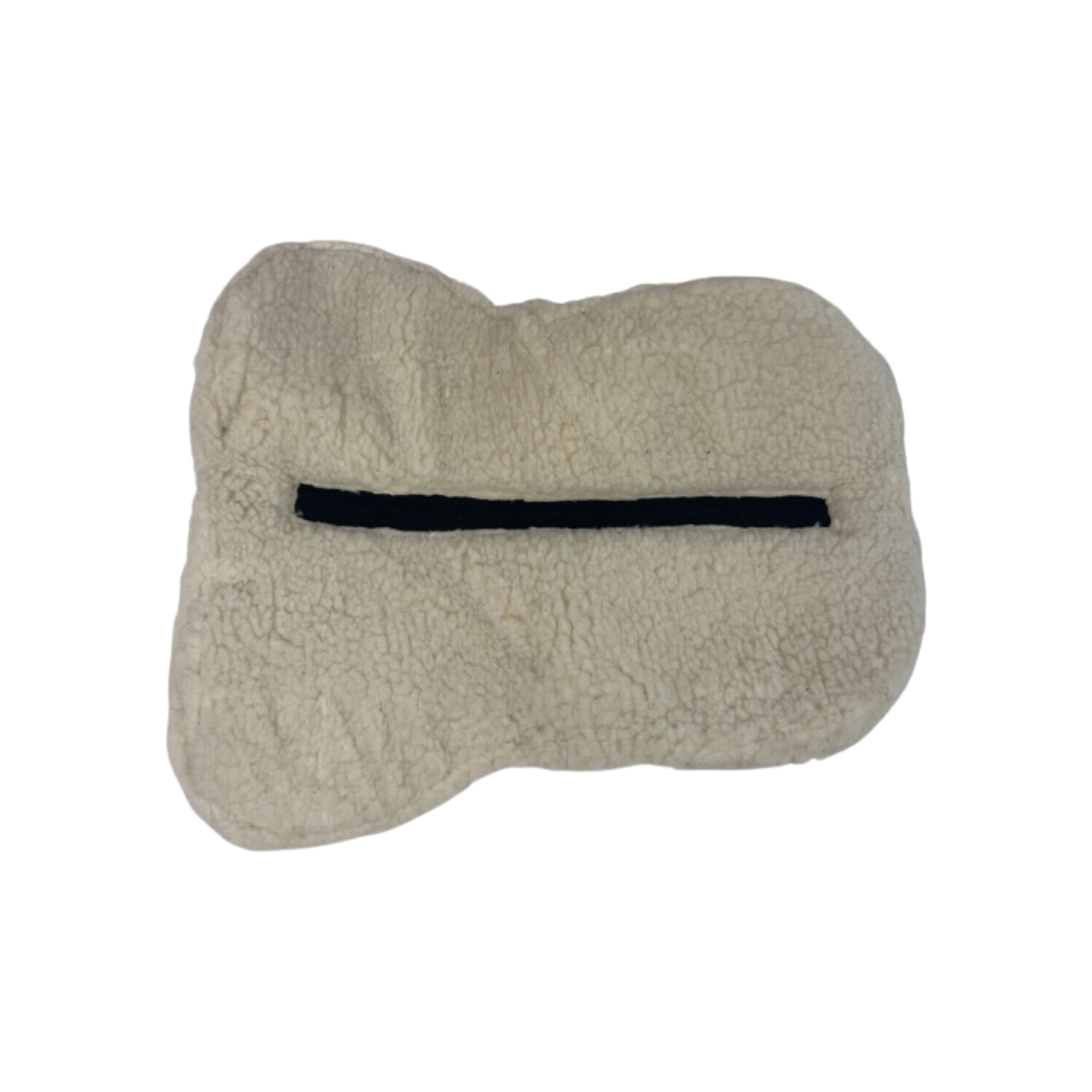 TdeT - Contoured sheepskin half pad natural and brown