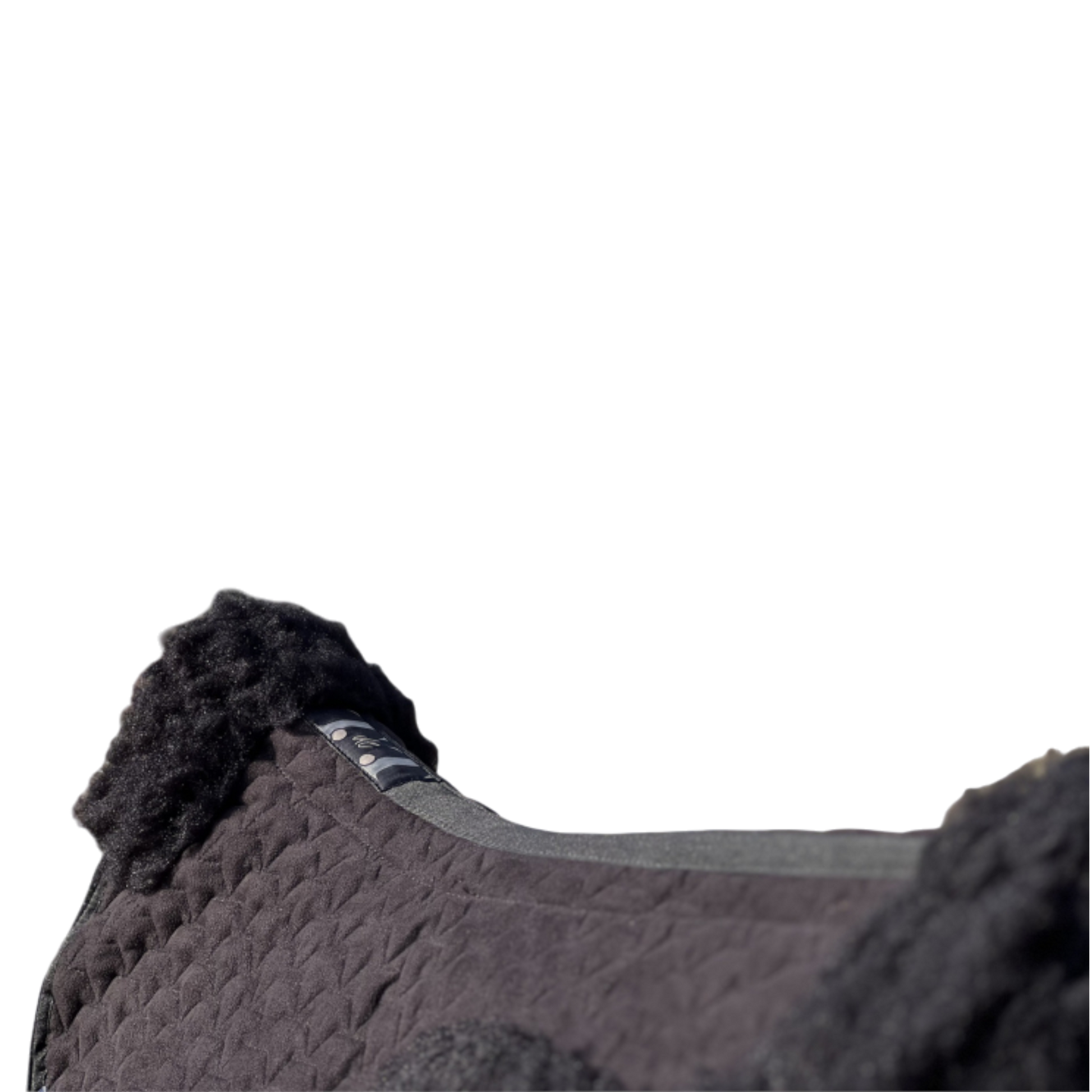 TdeT - Amortisseur contour de selle mouton noir / noir