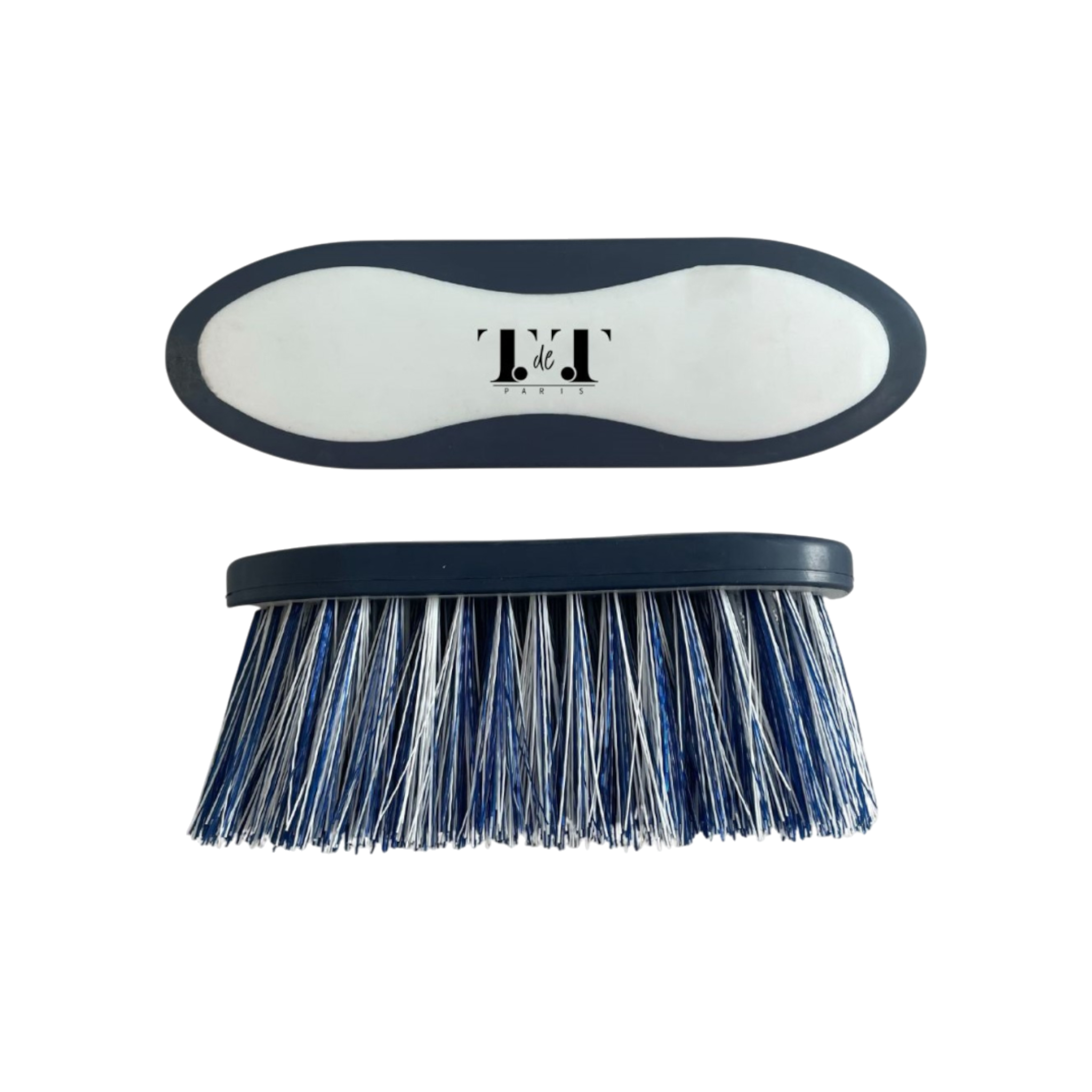 TdeT - Swedish bicolor hard brush navy/white