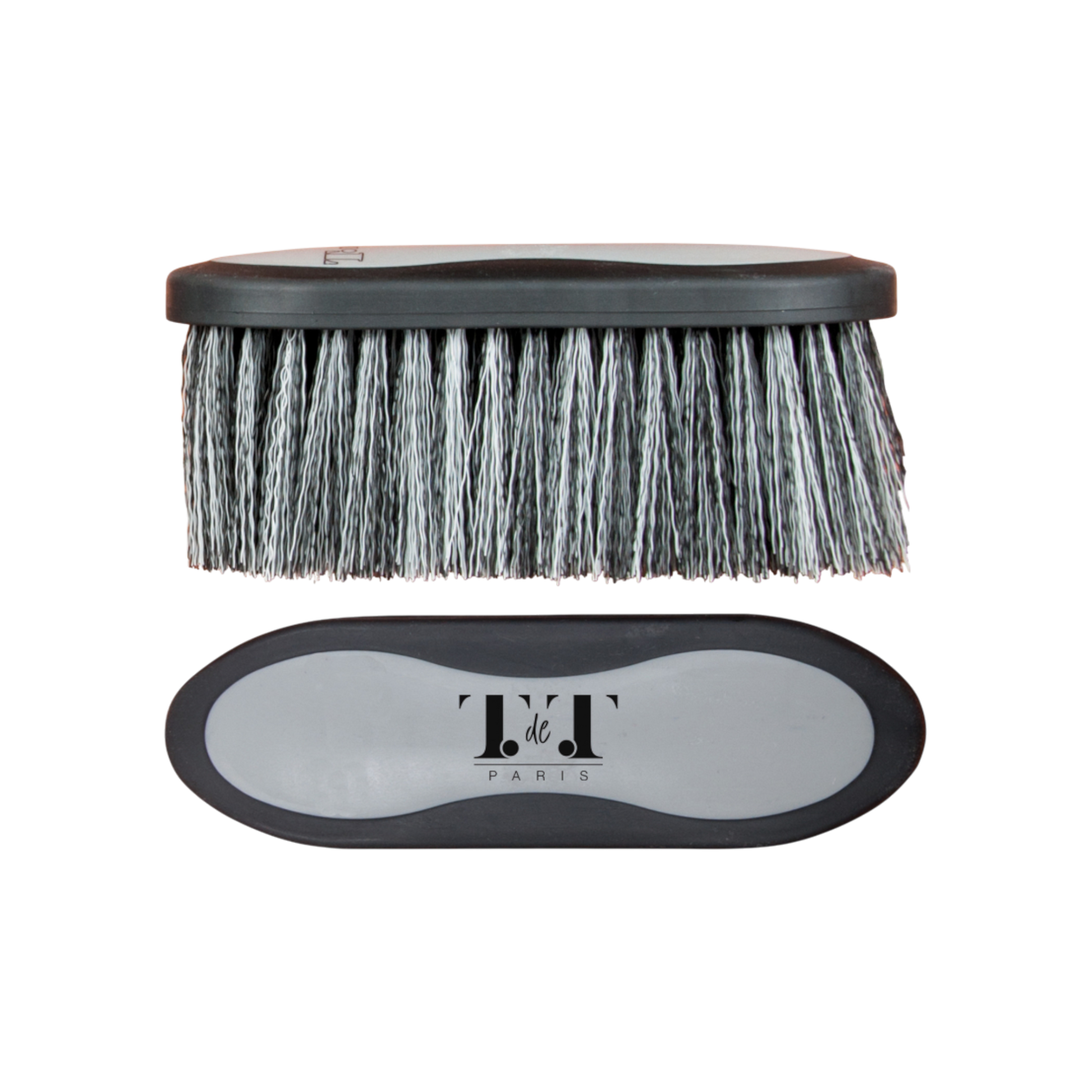 TdeT - Swedish bicolor hard brush black/grey