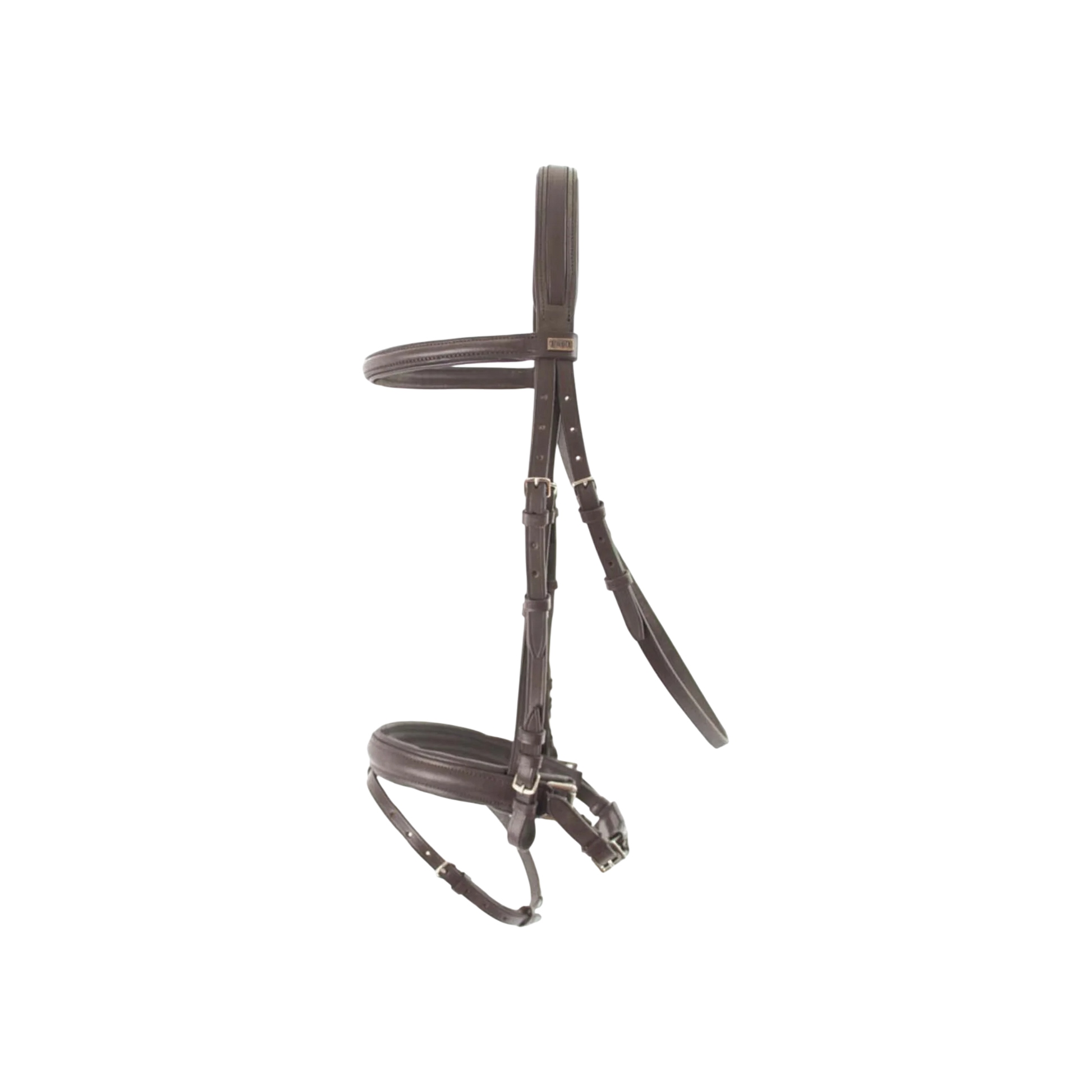 TdeT - Classic Pull-back bridle with reins dark havana