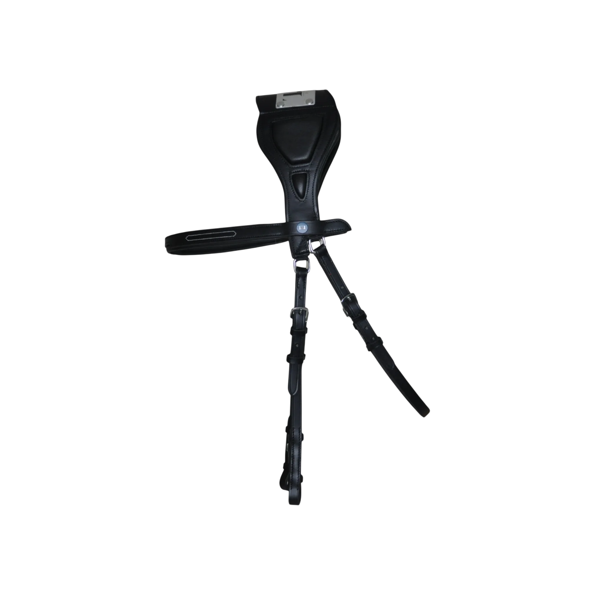 TdeT - Bridon à pont Essentiel sans muserolle avec rênes noir