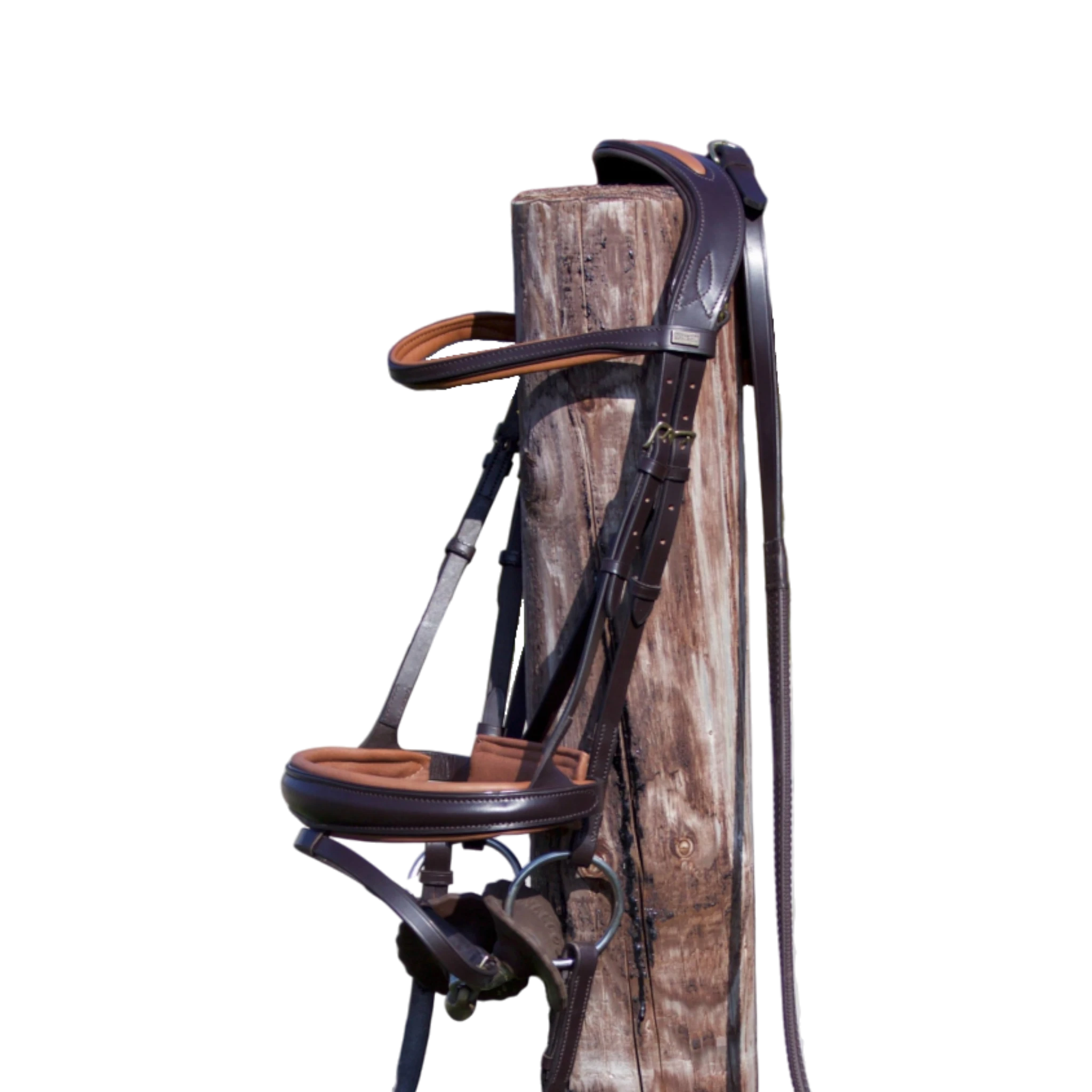 TdeT - Matisse anatomical bridle with reins brown/tobacco