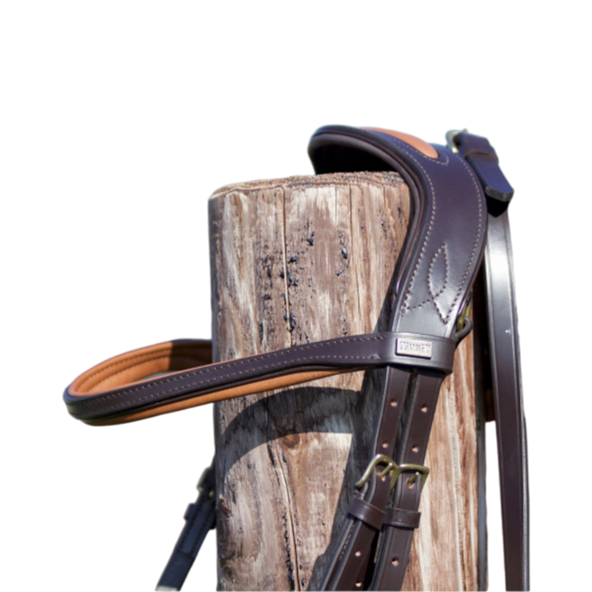 TdeT - Matisse anatomical bridle with reins brown/tobacco