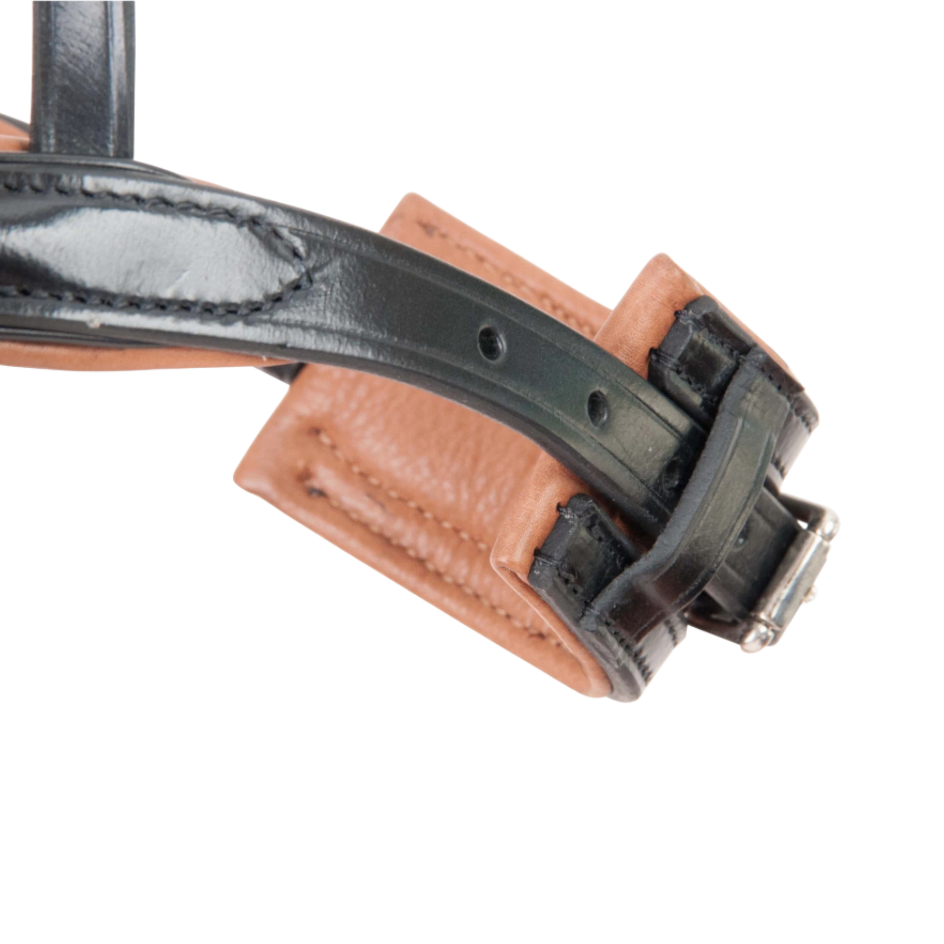 TdeT - Matisse anatomical bridle with reins black/tobacco