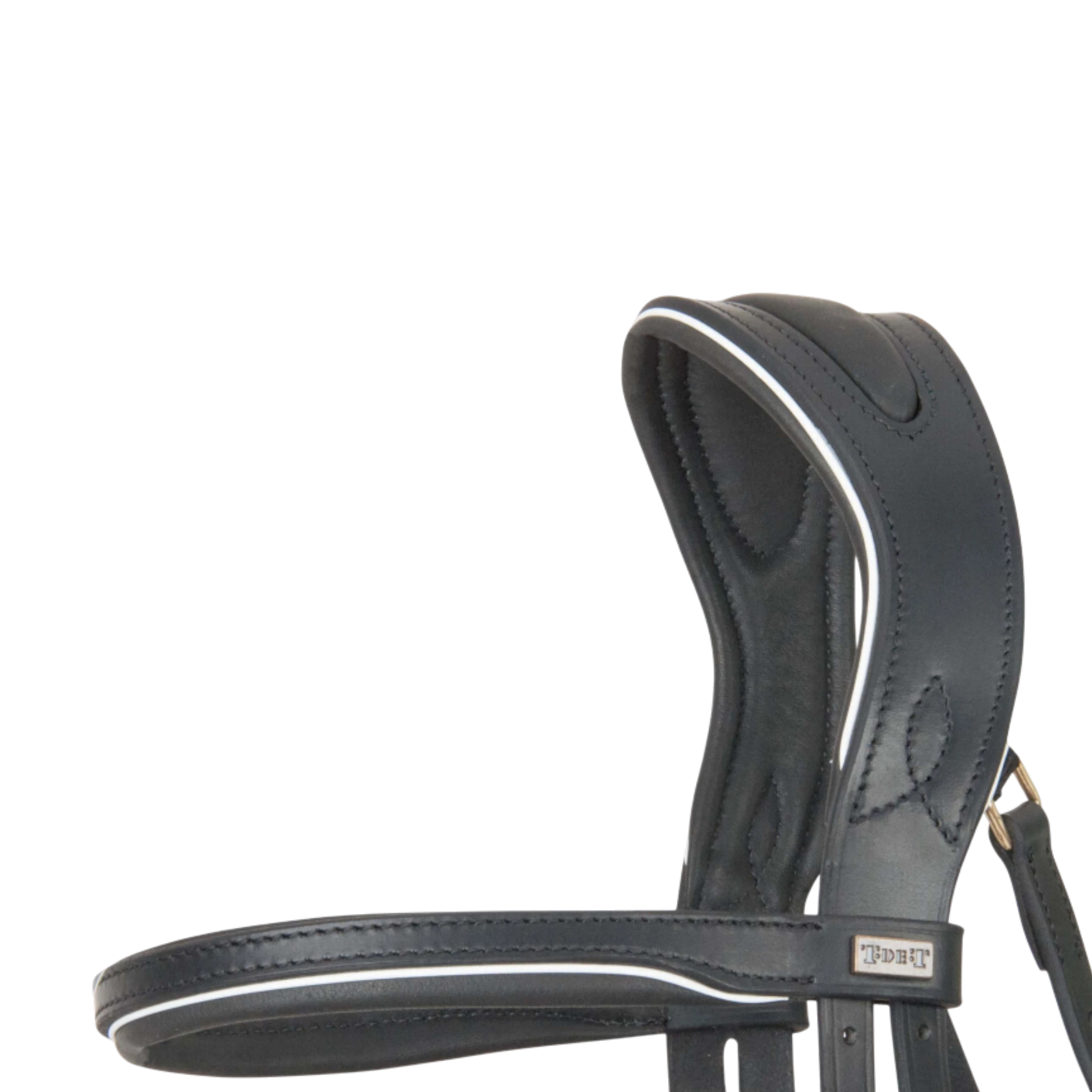 TdeT - Bridon anatomique Velazquez avec rênes noir blanc