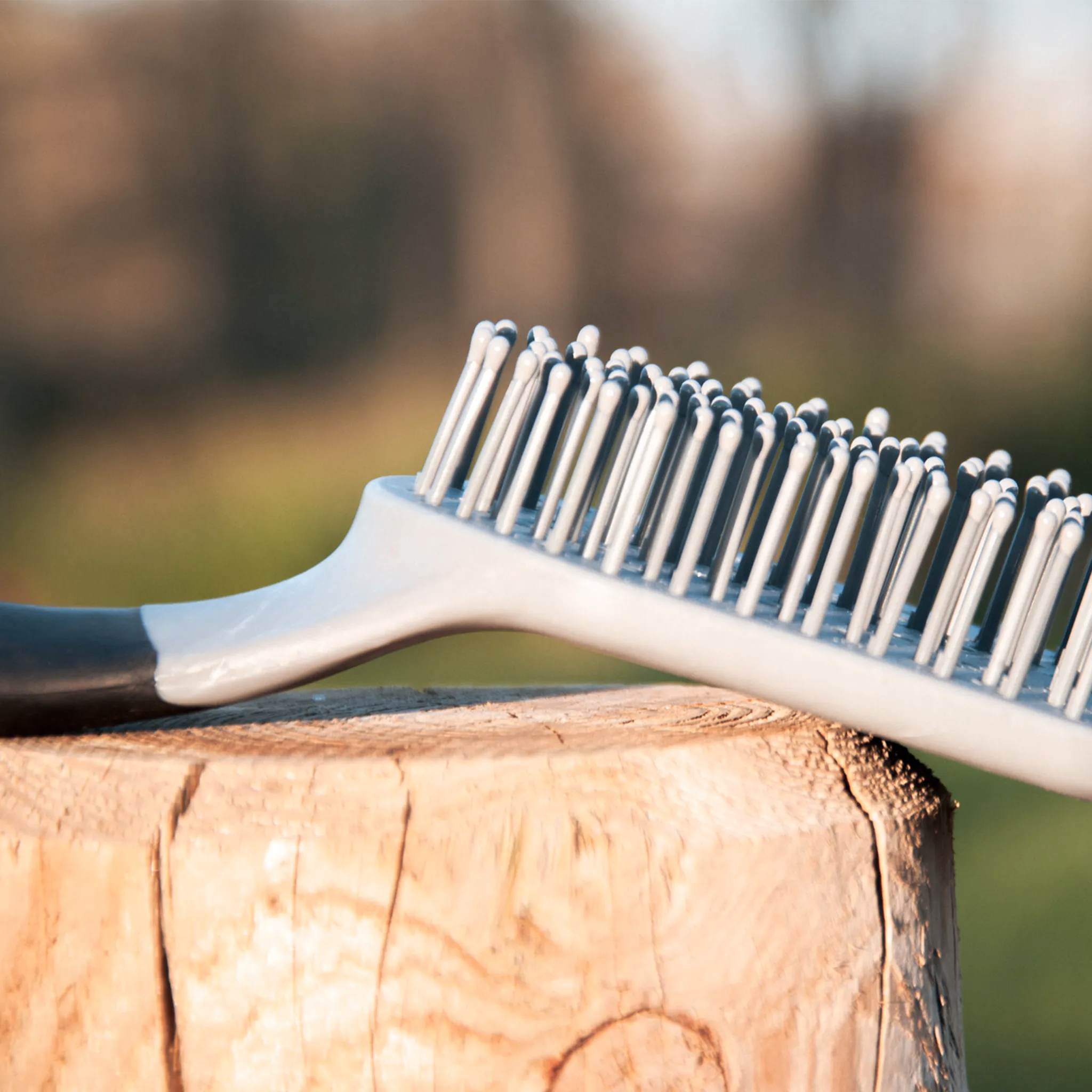 TdeT - Brosse à crins Bicolore noir gris