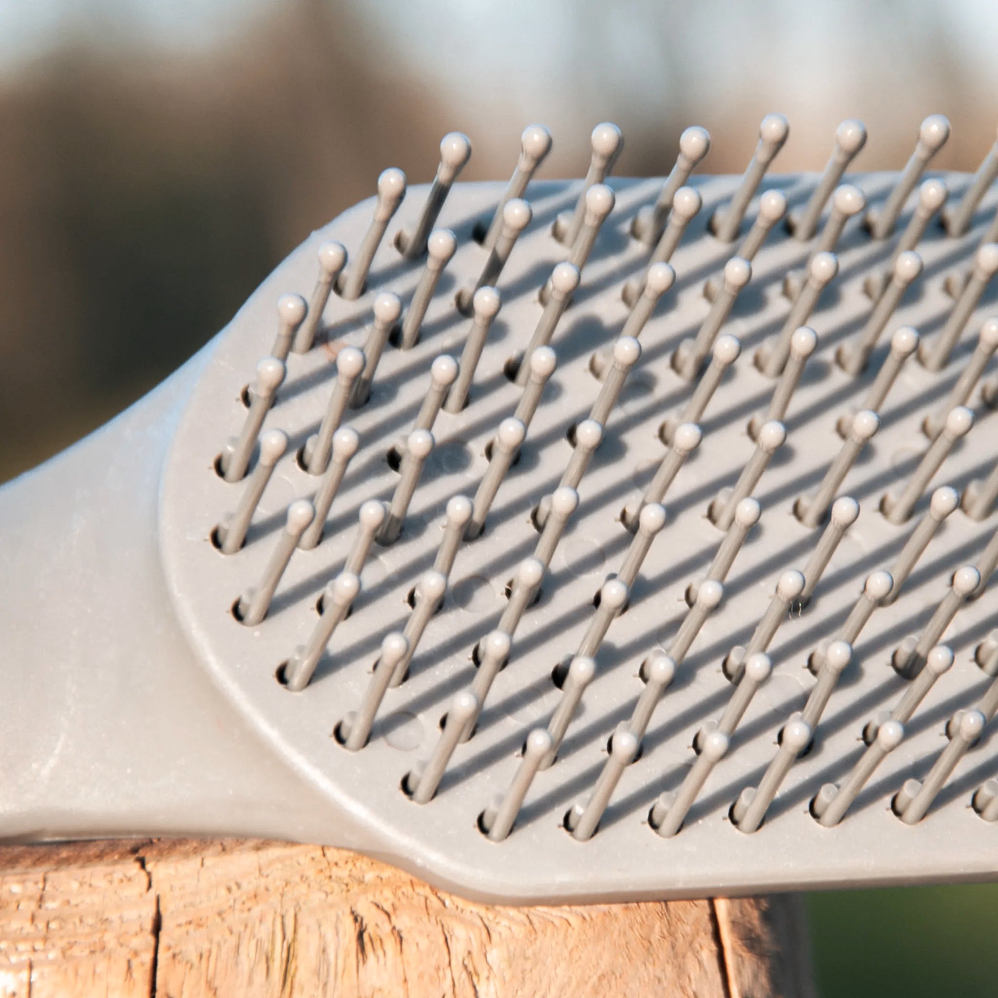TdeT - Bicolour mane brush black/grey