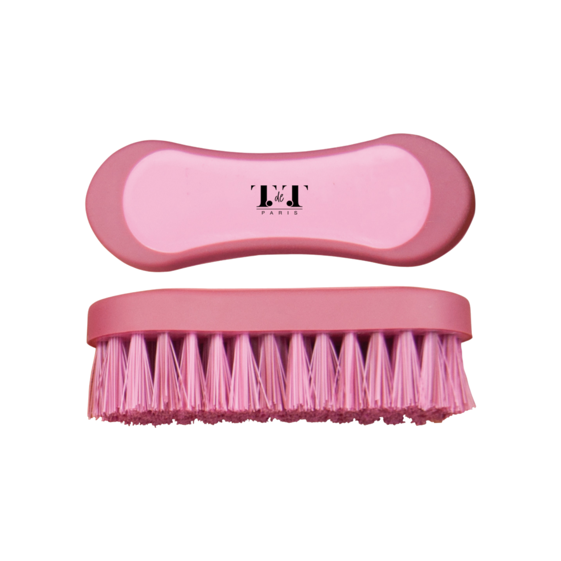 TdeT - Bicolour head brush burgundy/pink