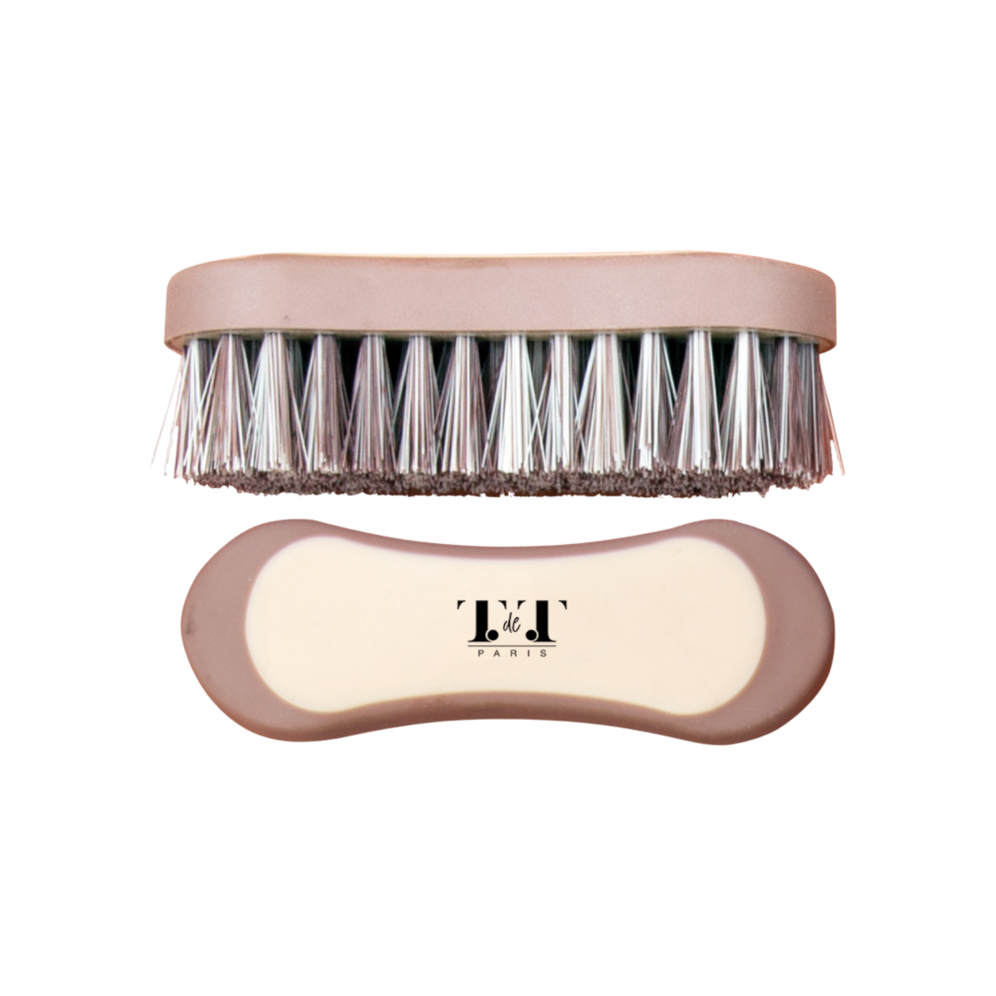TdeT - Bicolour head brush brown/beige