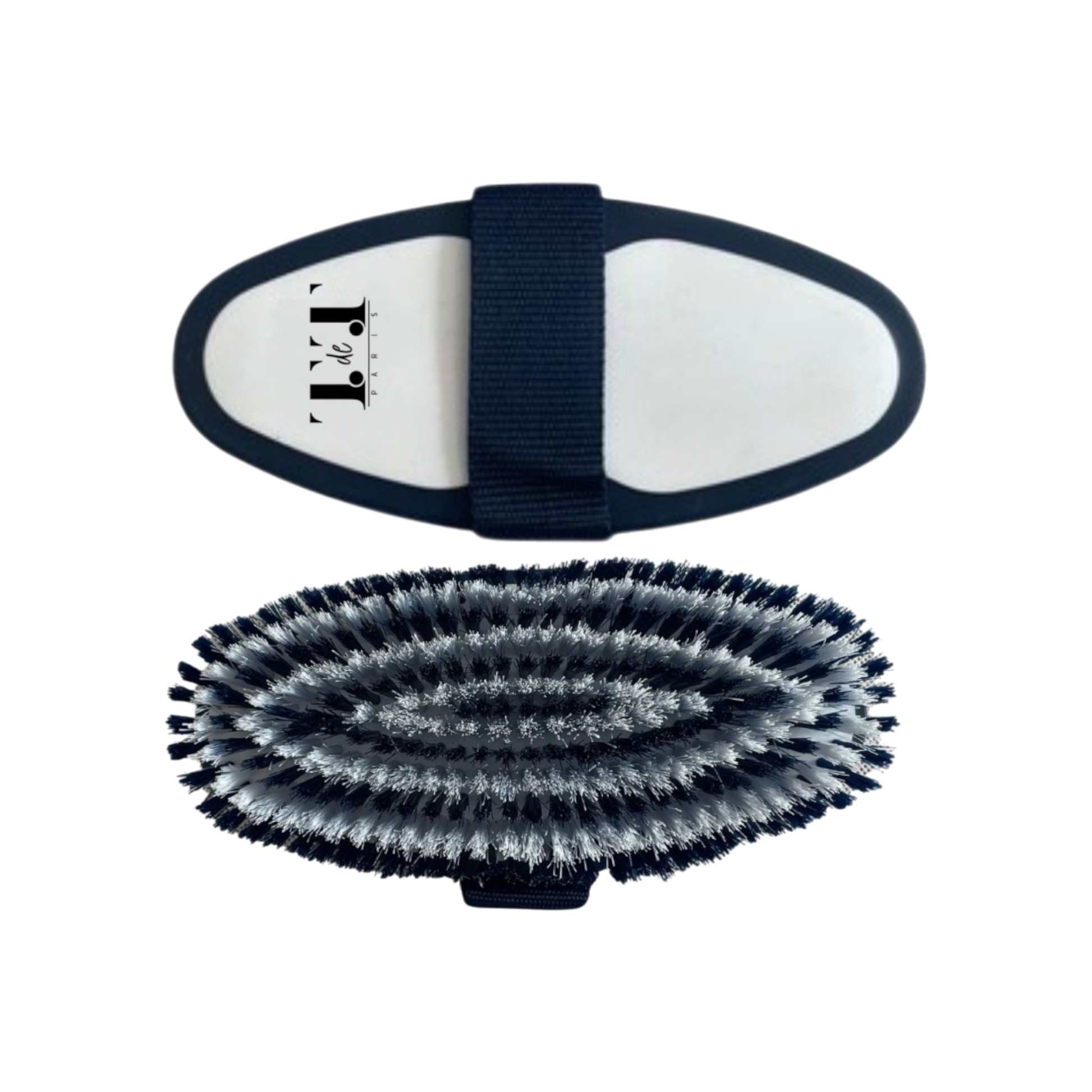 TdeT - Brosse douce Bicolore marine / blanc