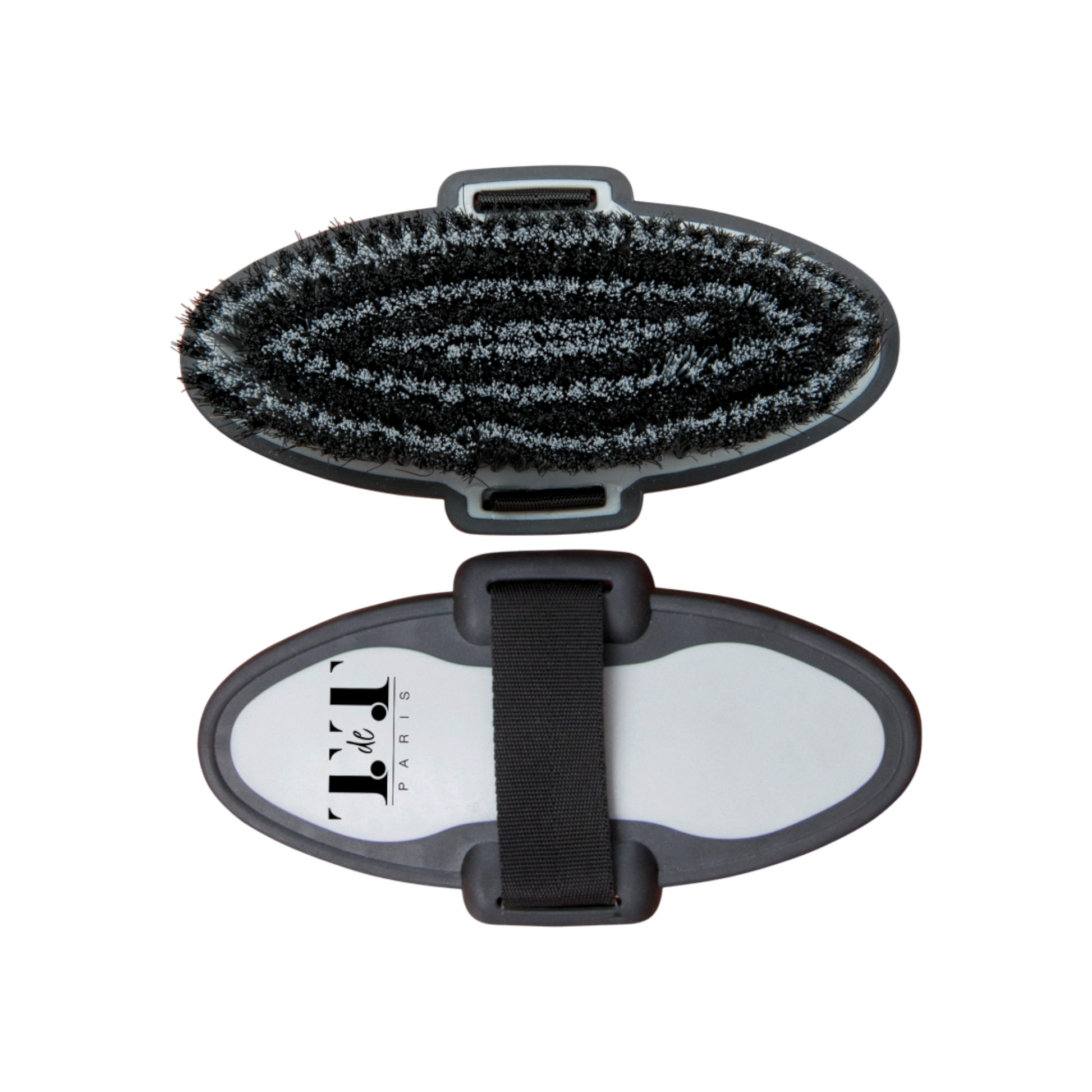 TdeT - Brosse douce Bicolore noir / gris