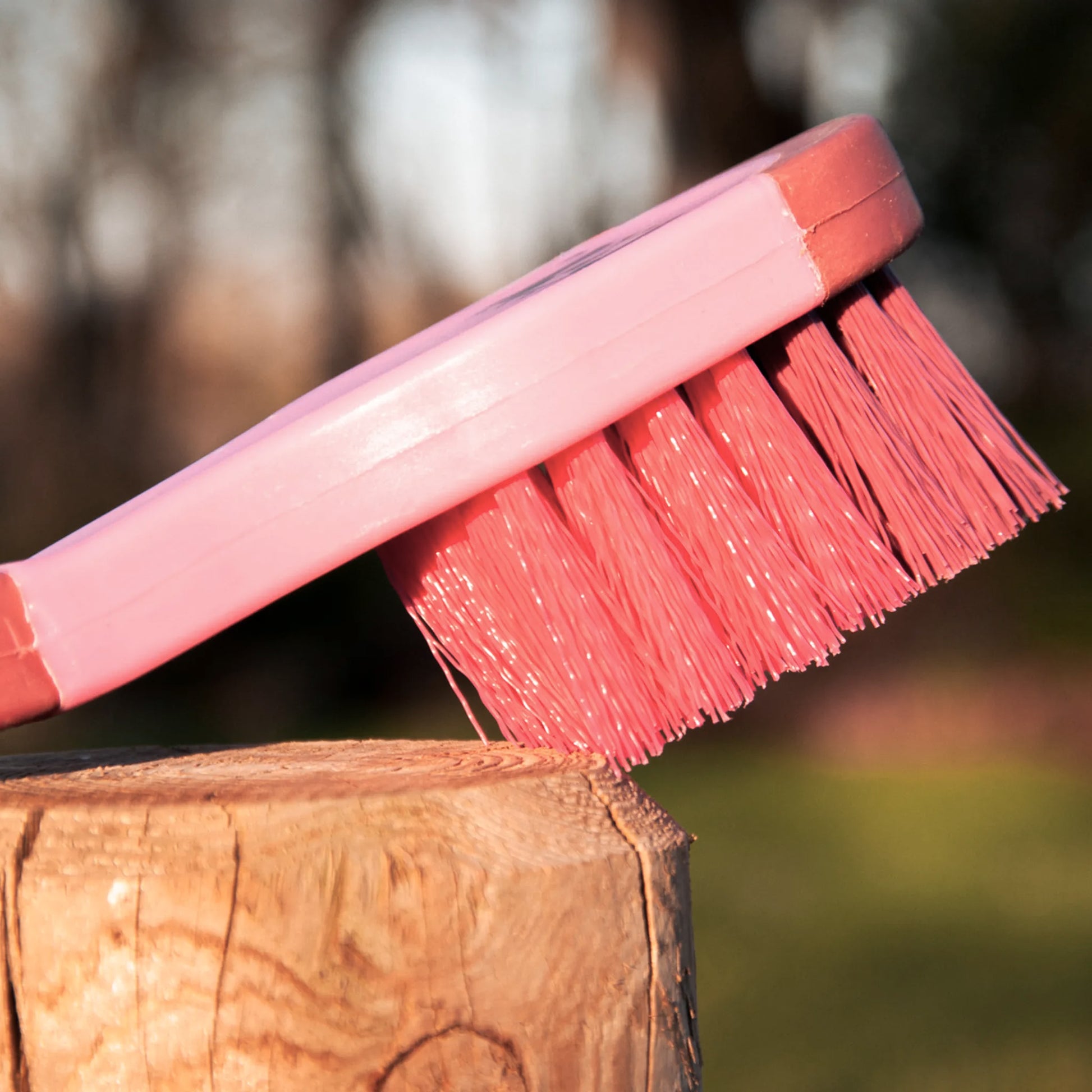 TdeT - Bicolour grooming bucket brush burgundy/pink
