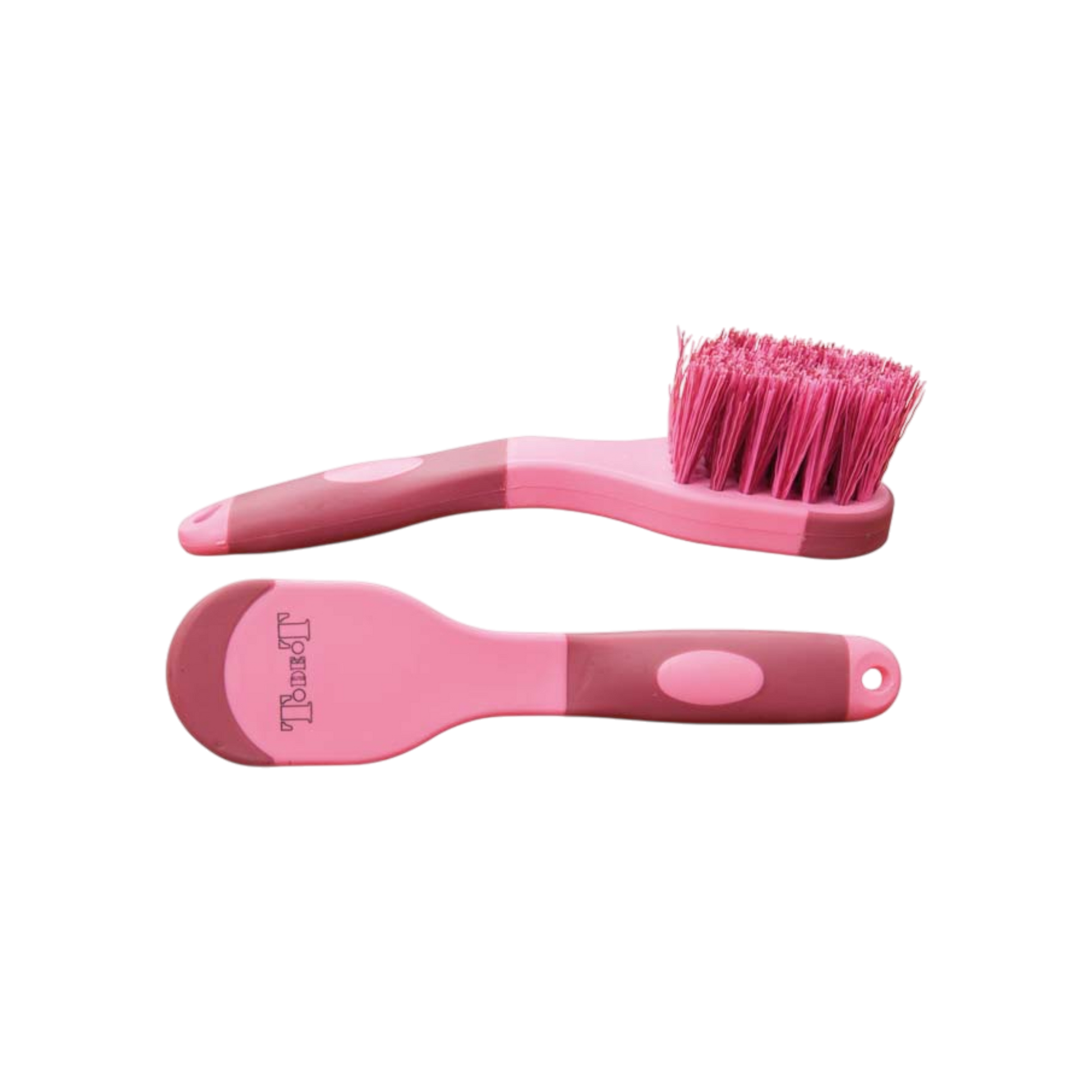 TdeT - Bicolour grooming bucket brush burgundy/pink