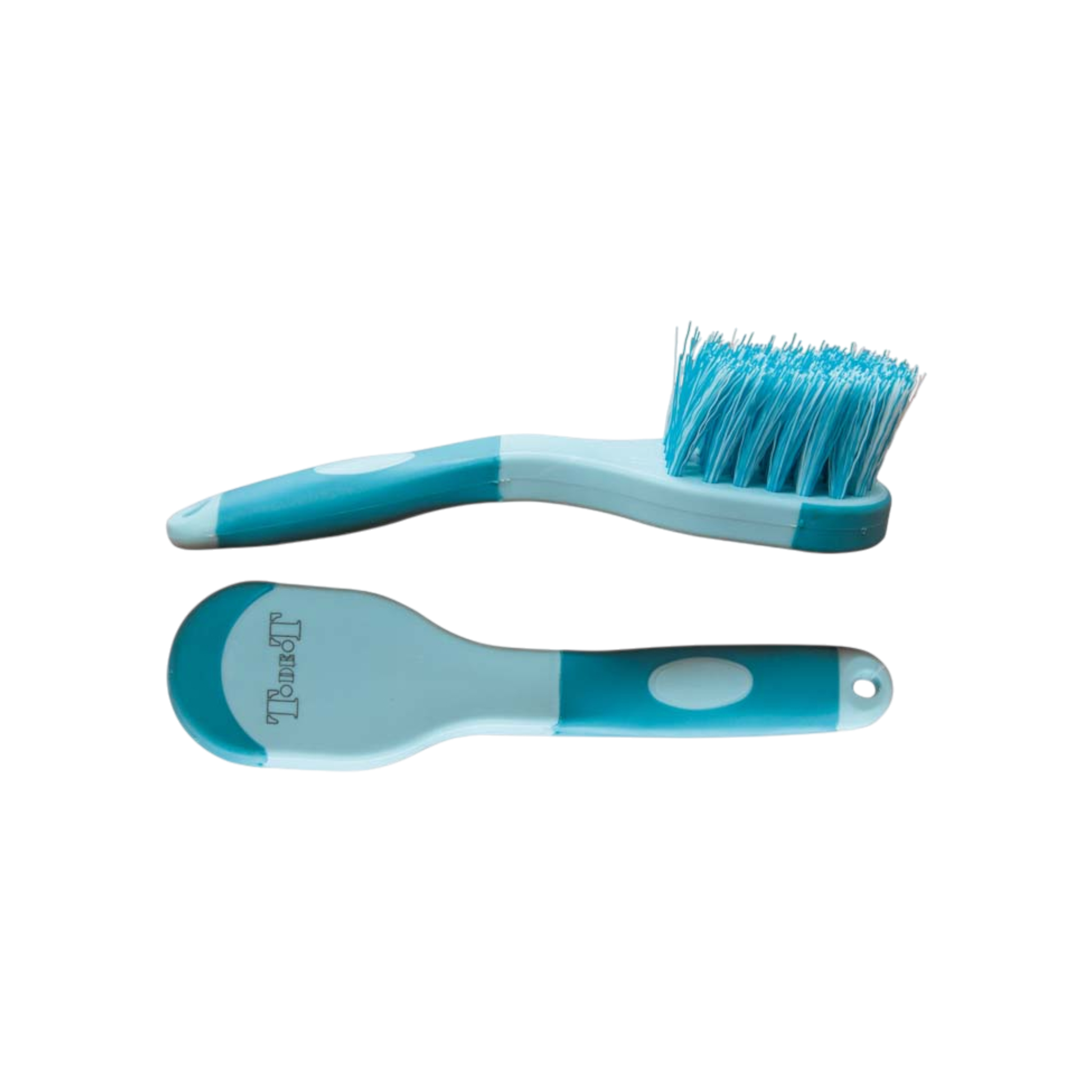 TdeT - Bicolour grooming bucket brush turquoise/sky blue