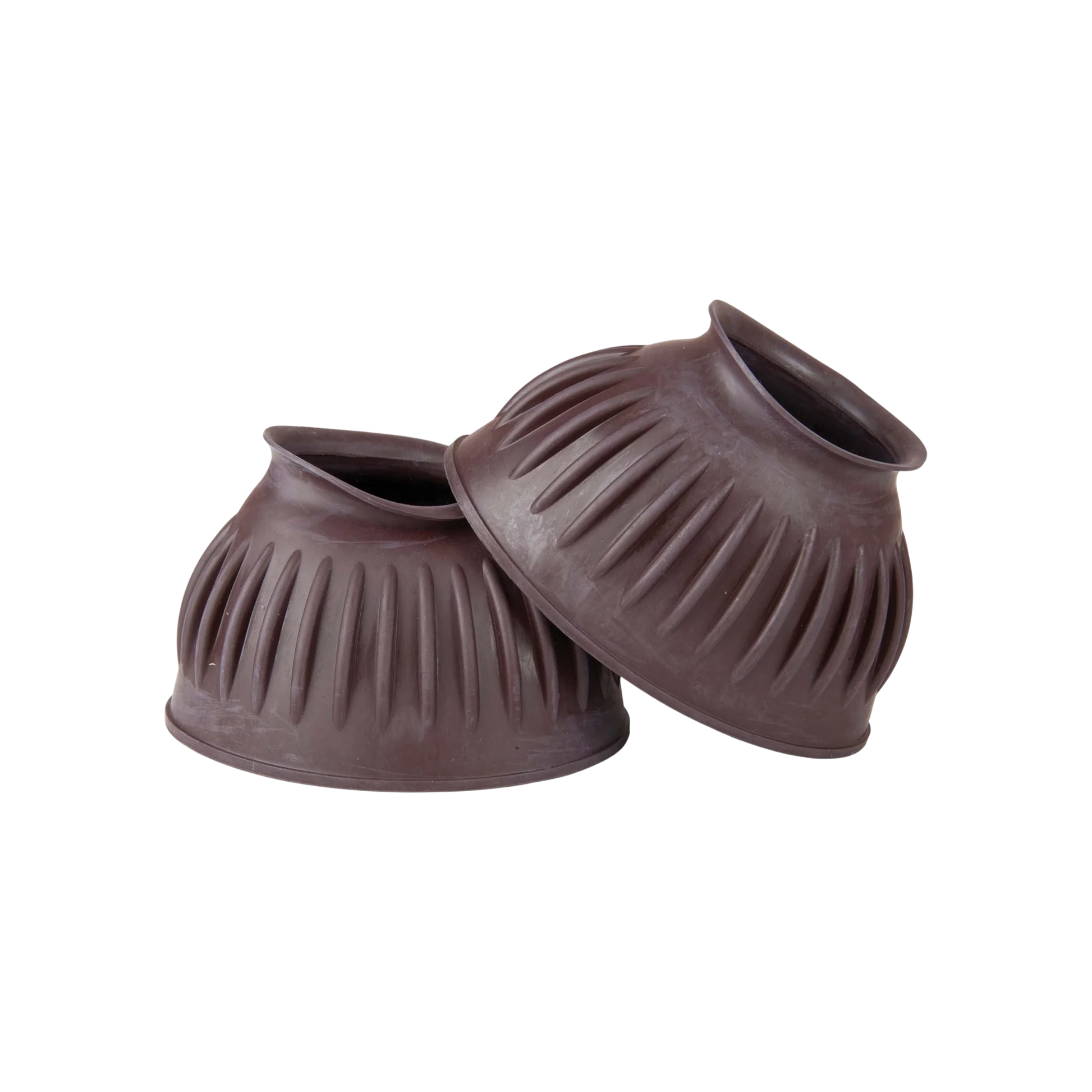 TdeT - Closed rubber bell boots brown