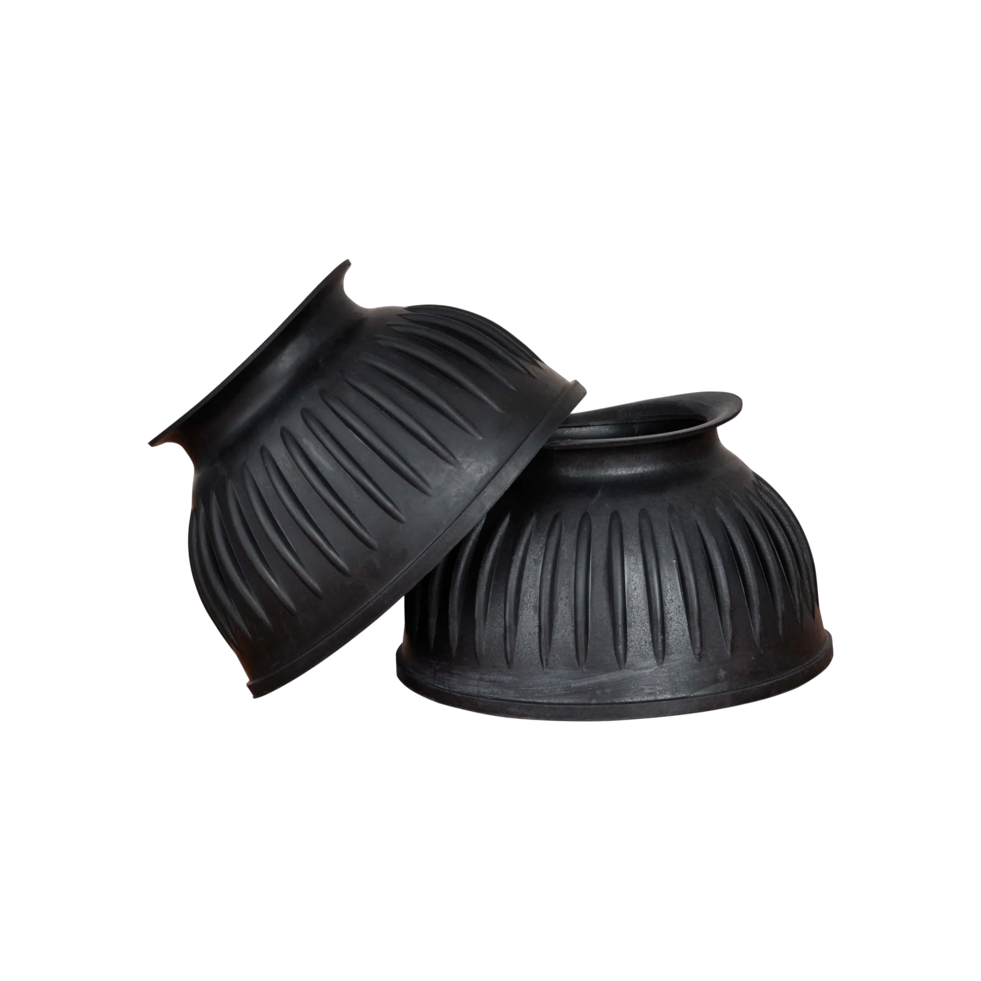 TdeT - Closed rubber bell boots black