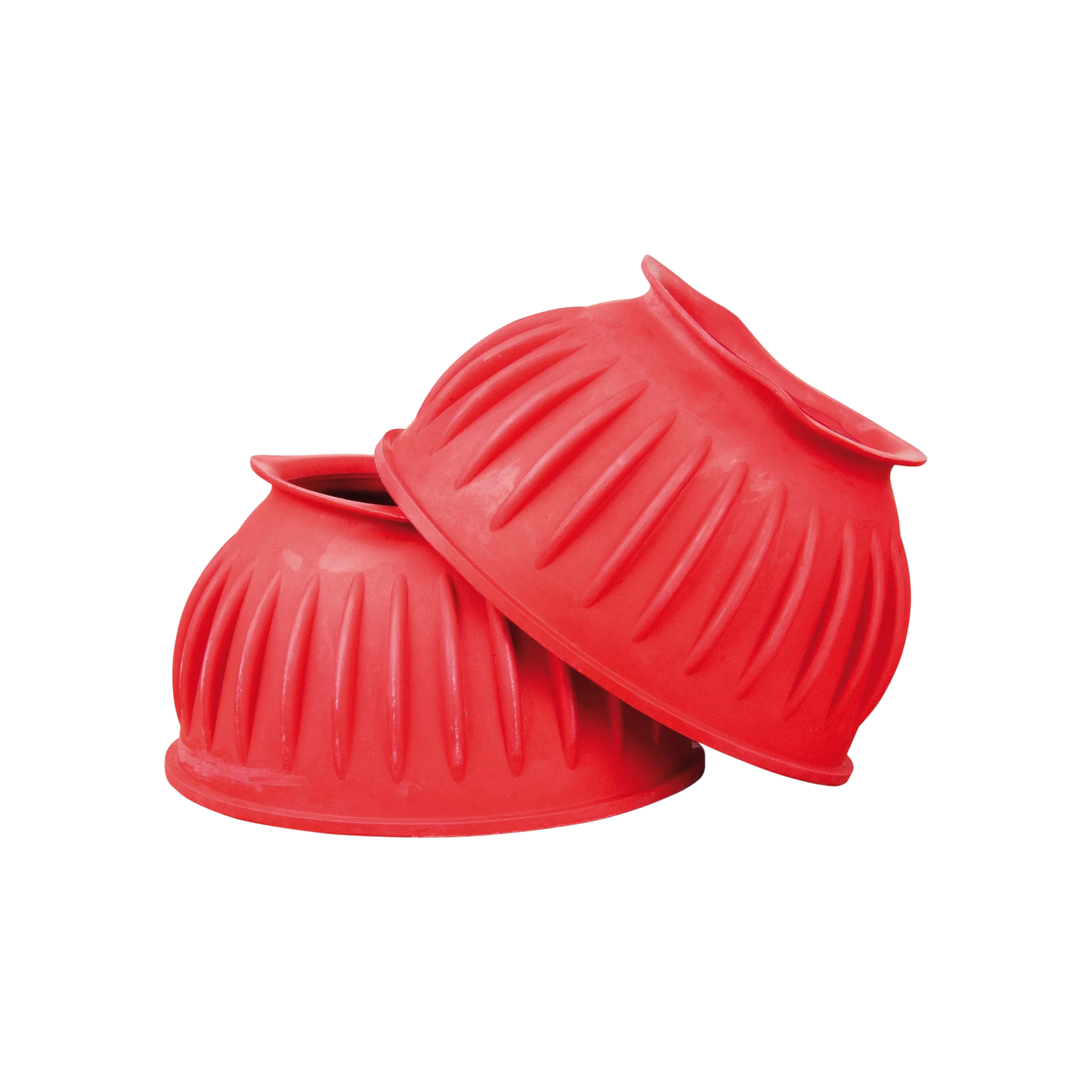 TdeT - Closed rubber bell boots red