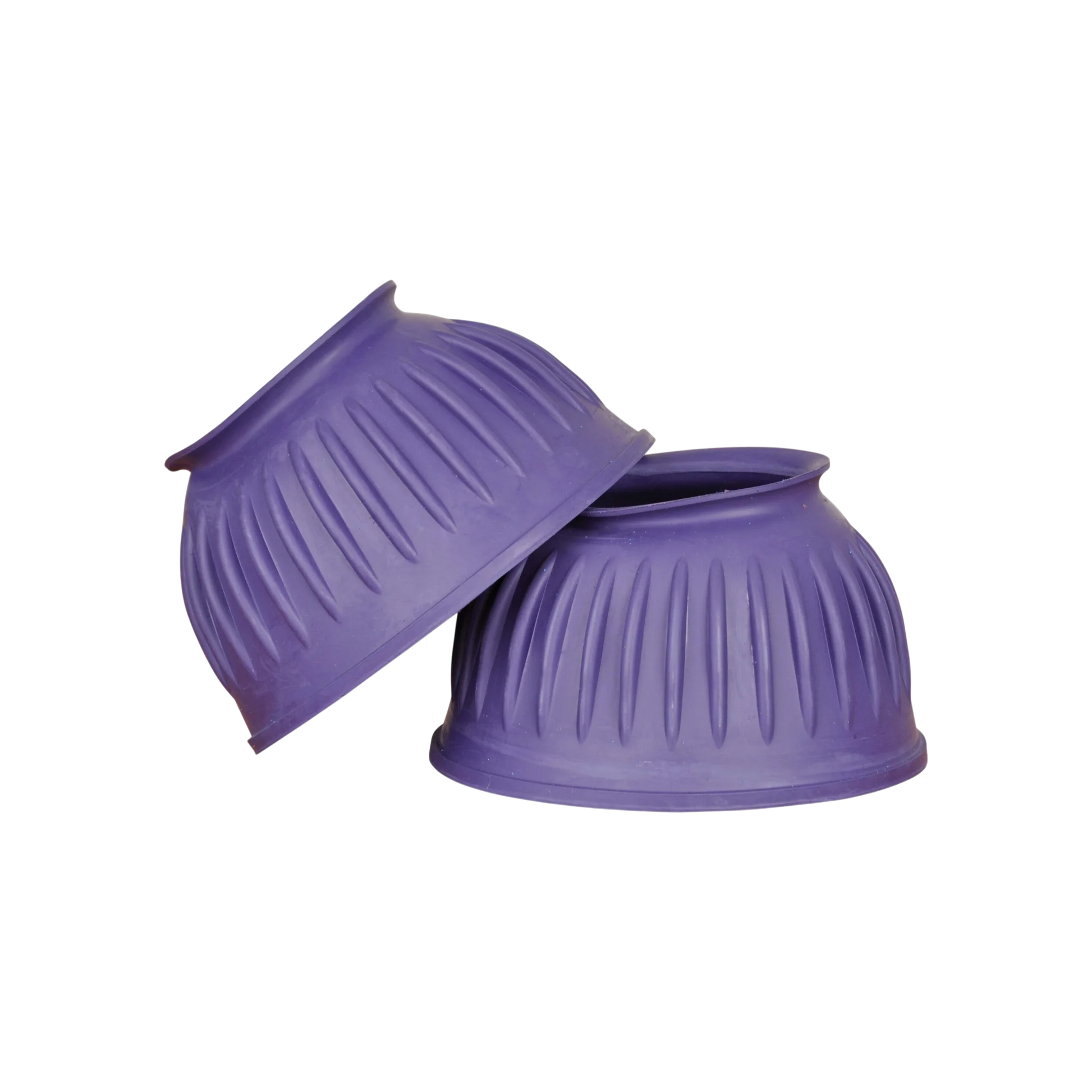 TdeT - Closed rubber bell boots purple