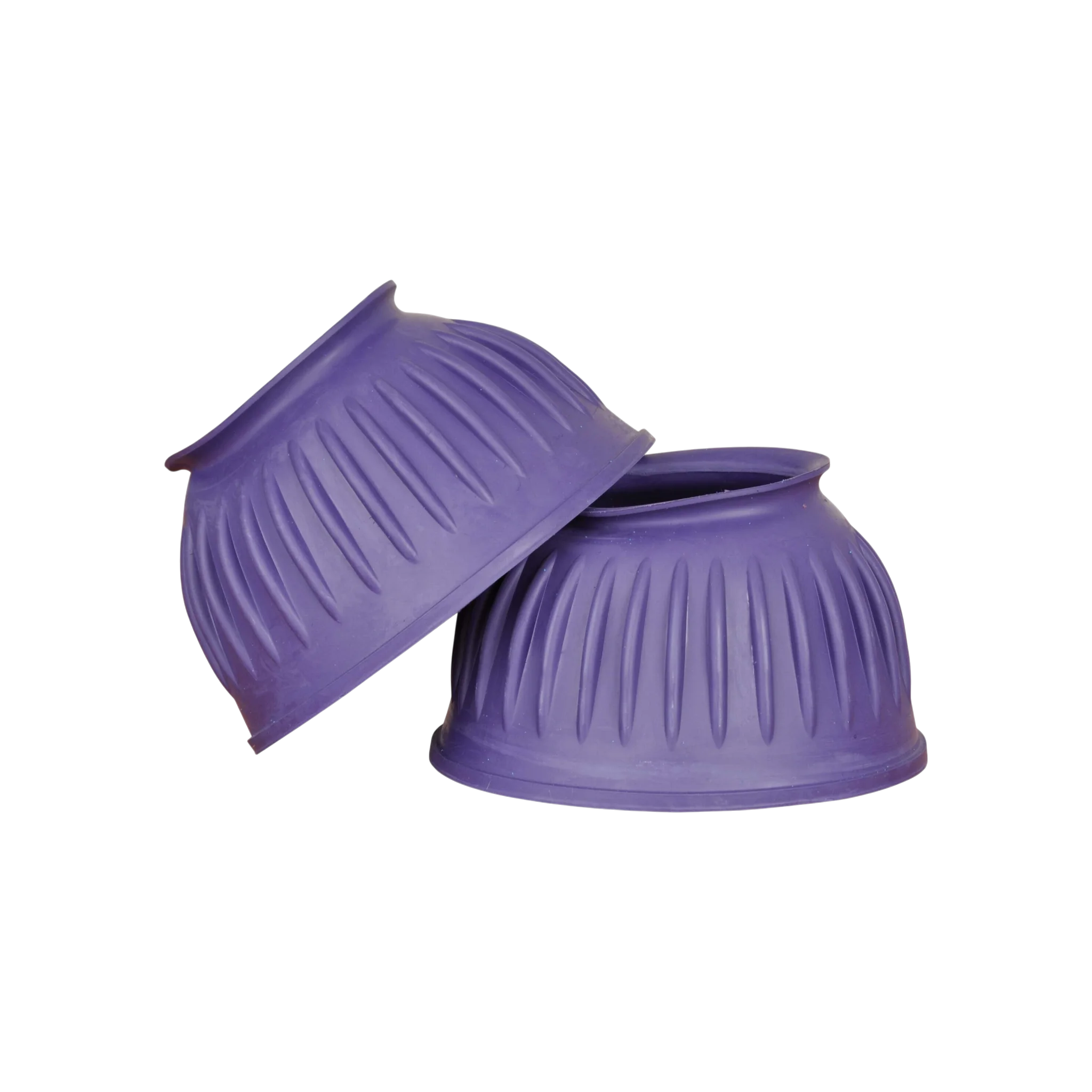 TdeT - Closed rubber bell boots purple