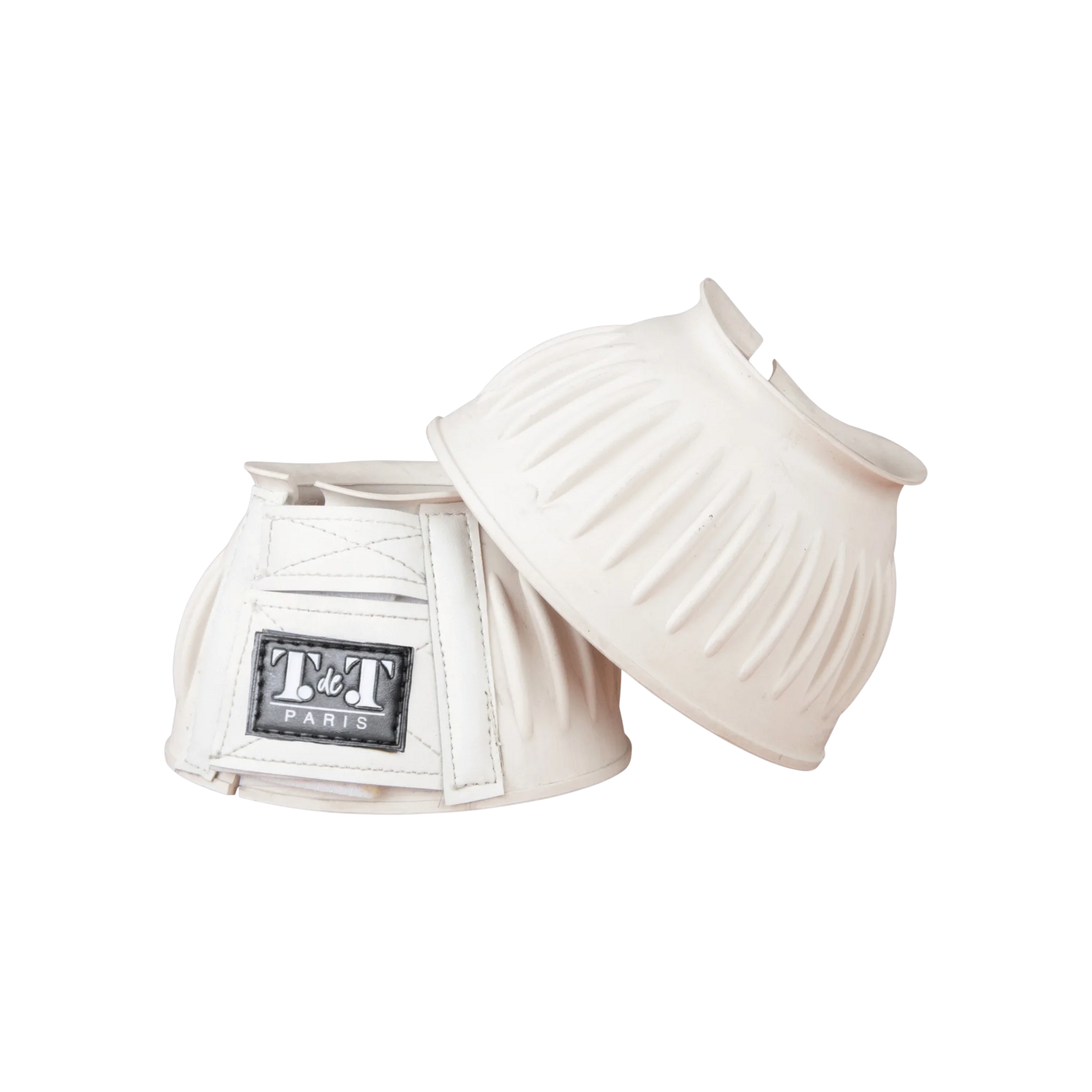 TdeT - Rubber bell boots with Velcro white