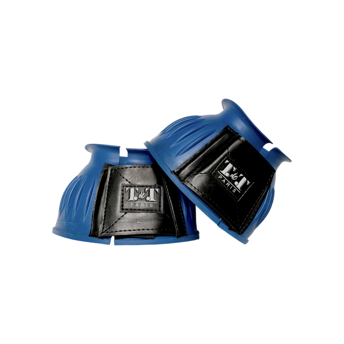 TdeT - Cloches caoutchouc velcro bleu