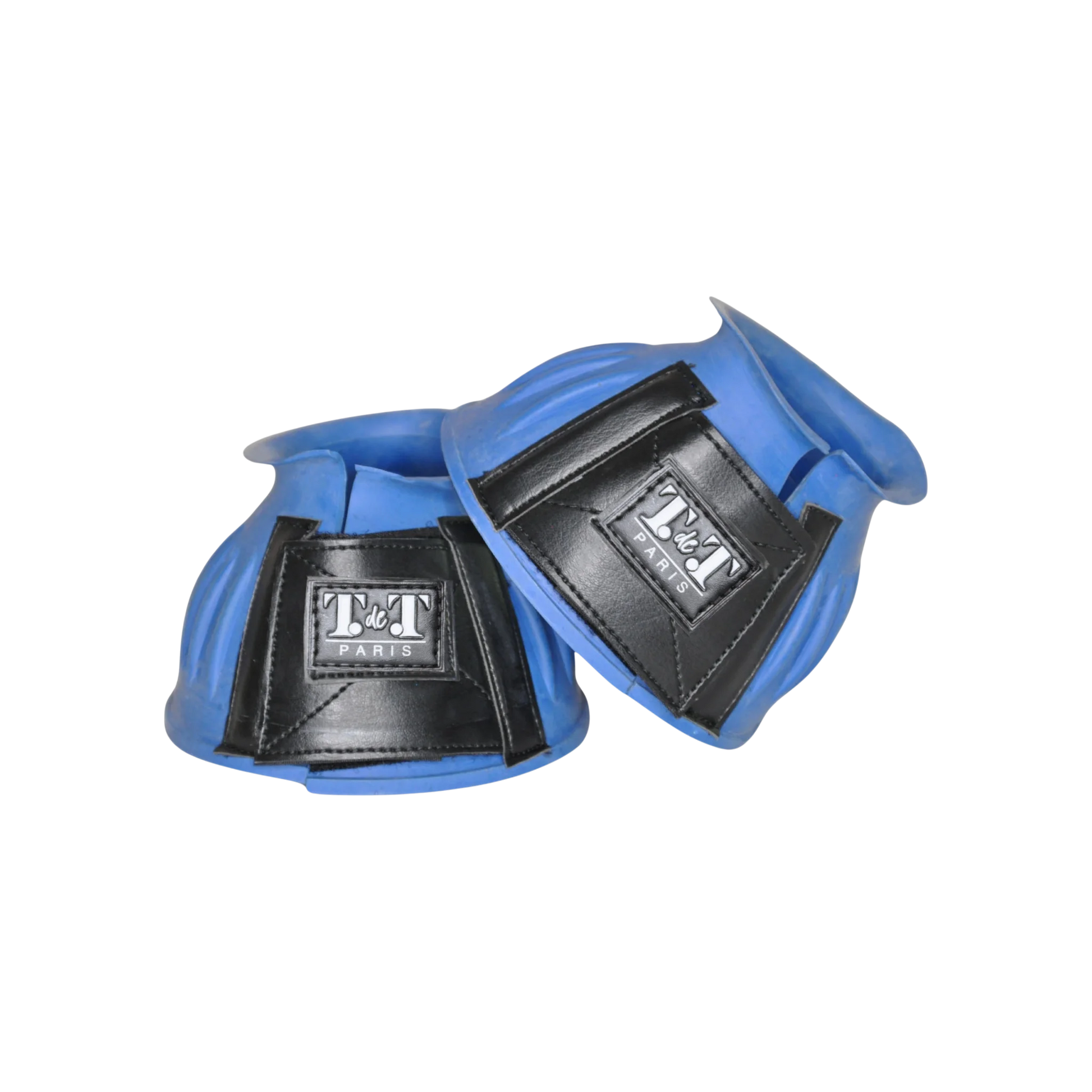 TdeT - Rubber bell boots with Velcro blue