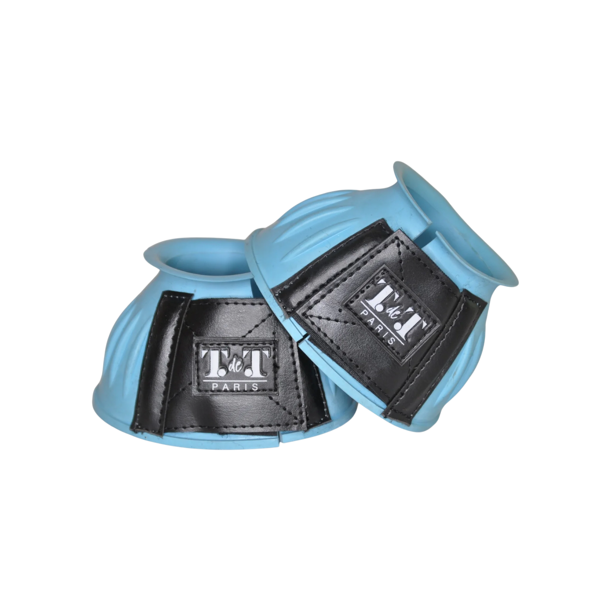 TdeT - Rubber bell boots with Velcro sky blue