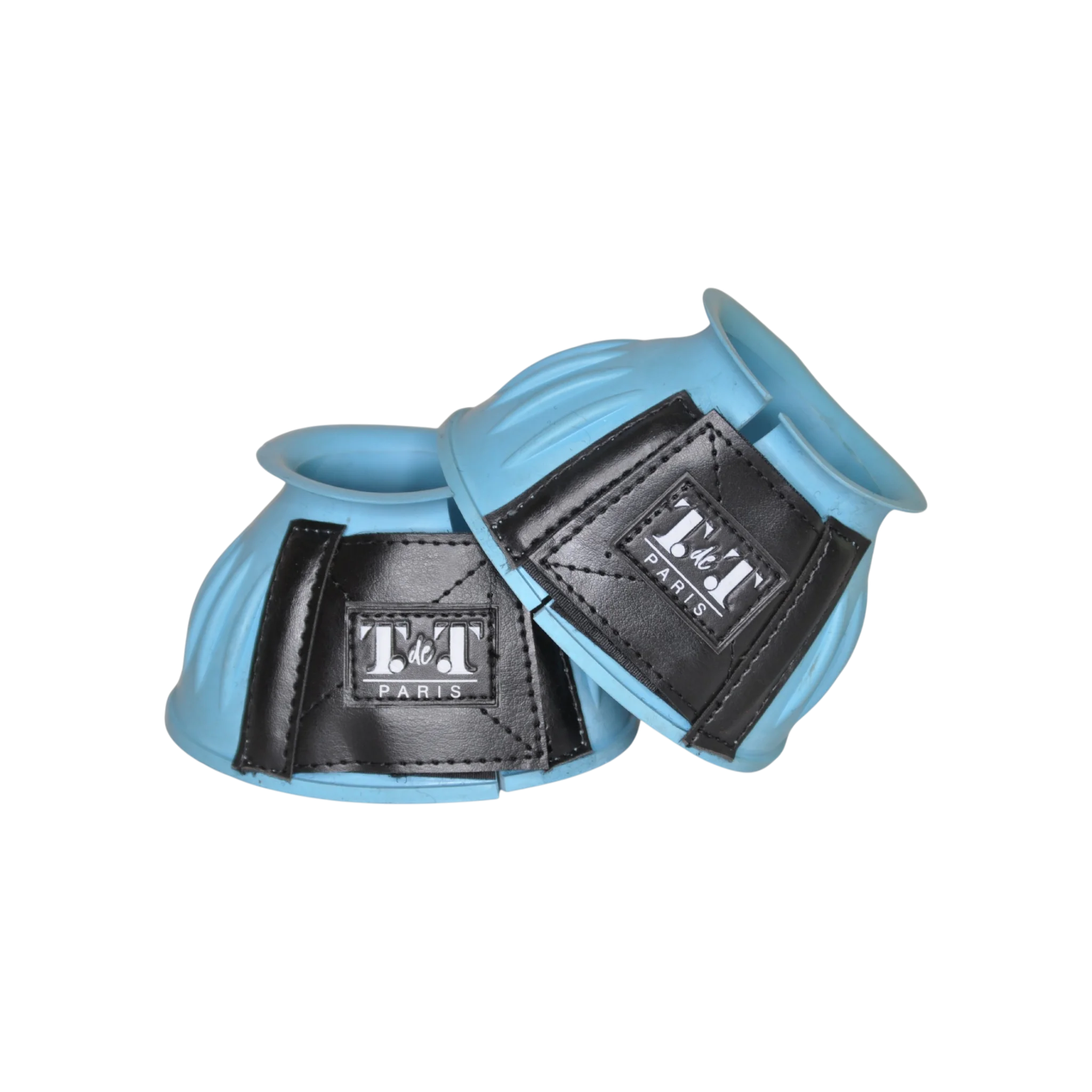 TdeT - Rubber bell boots with Velcro sky blue