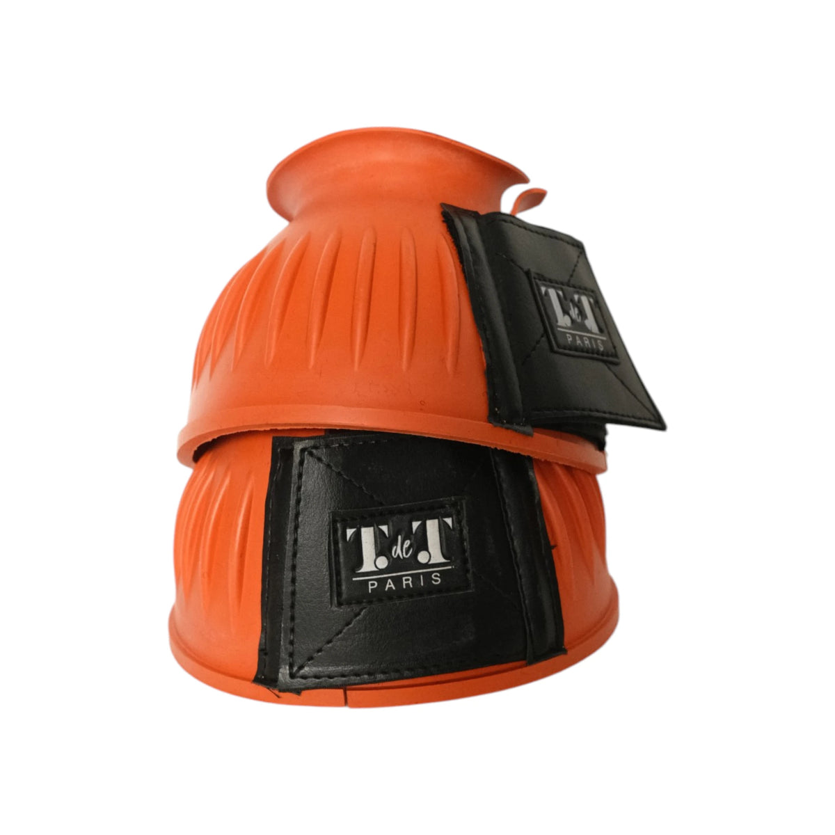 TdeT - Cloches caoutchouc velcro orange
