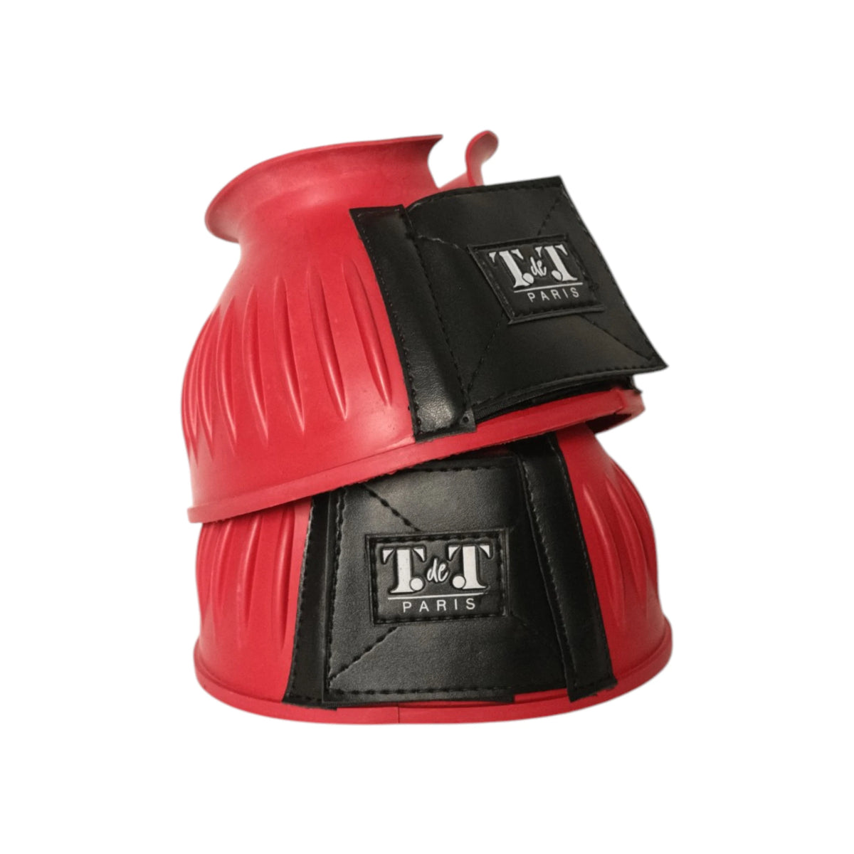 TdeT - cloches caoutchouc velcro rouge