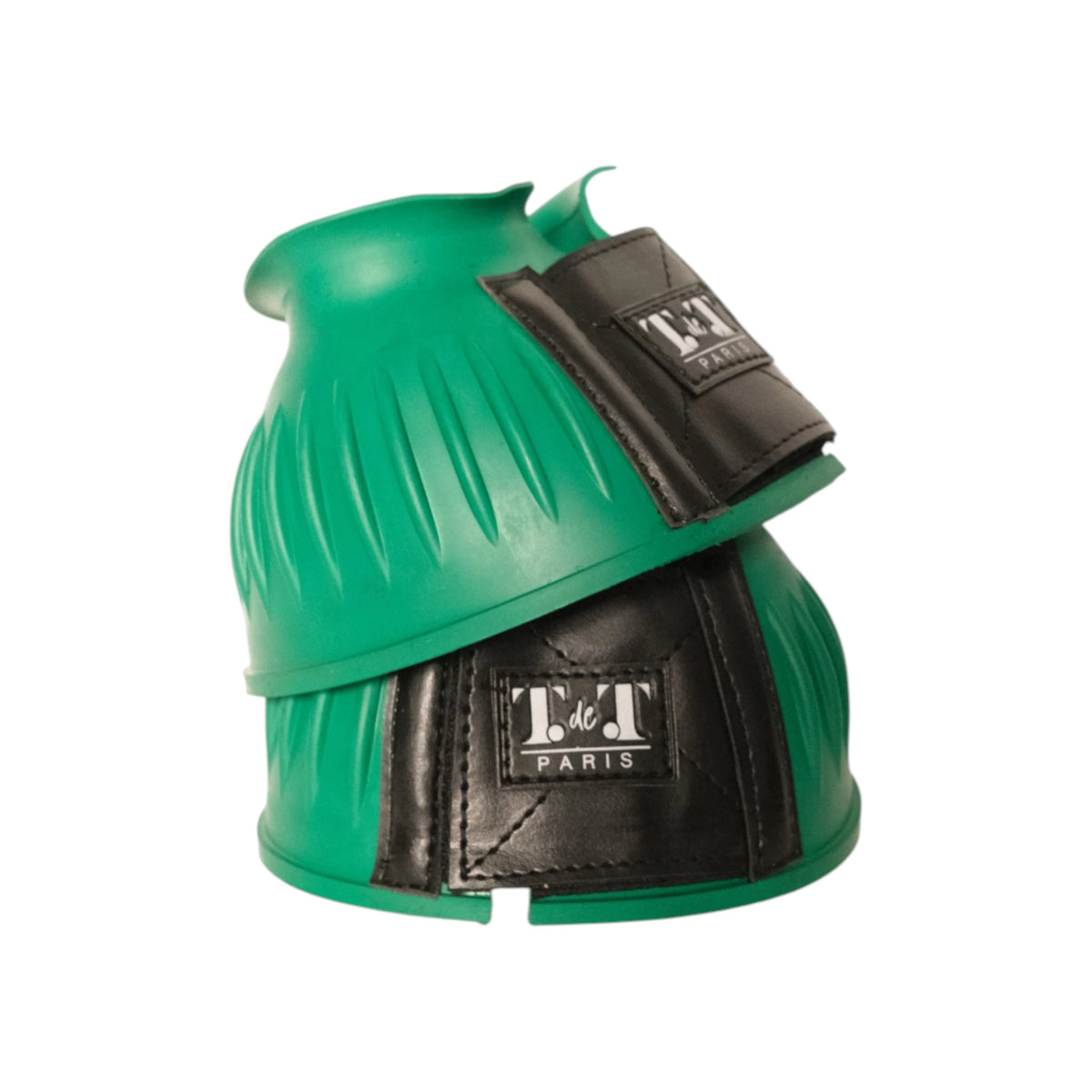 TdeT - cloches caoutchouc velcro vert