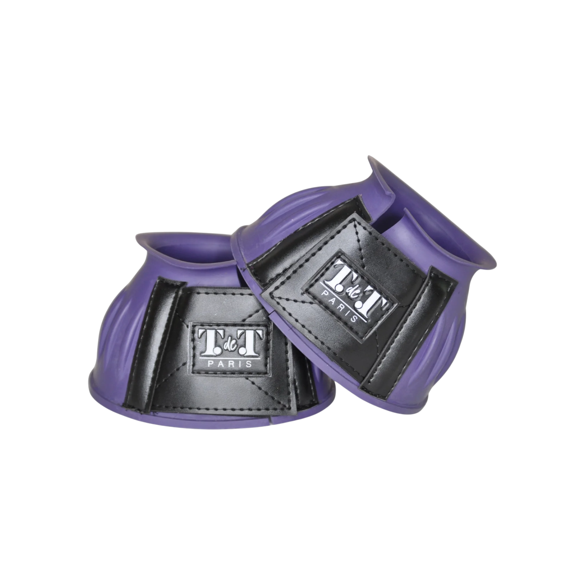 TdeT - Rubber bell boots with Velcro purple