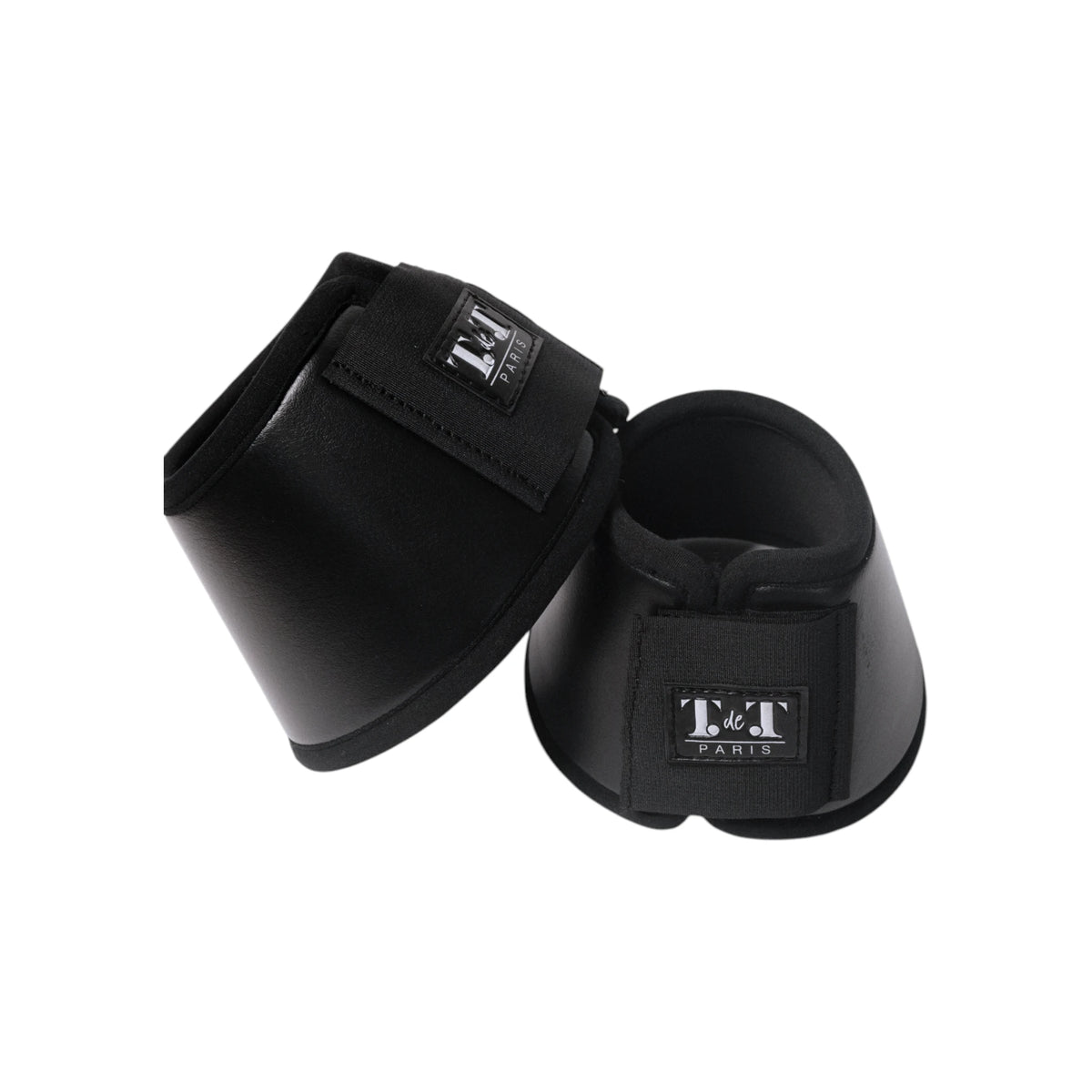 TdeT - Cloches néoprène cuir synthétique velcro noir