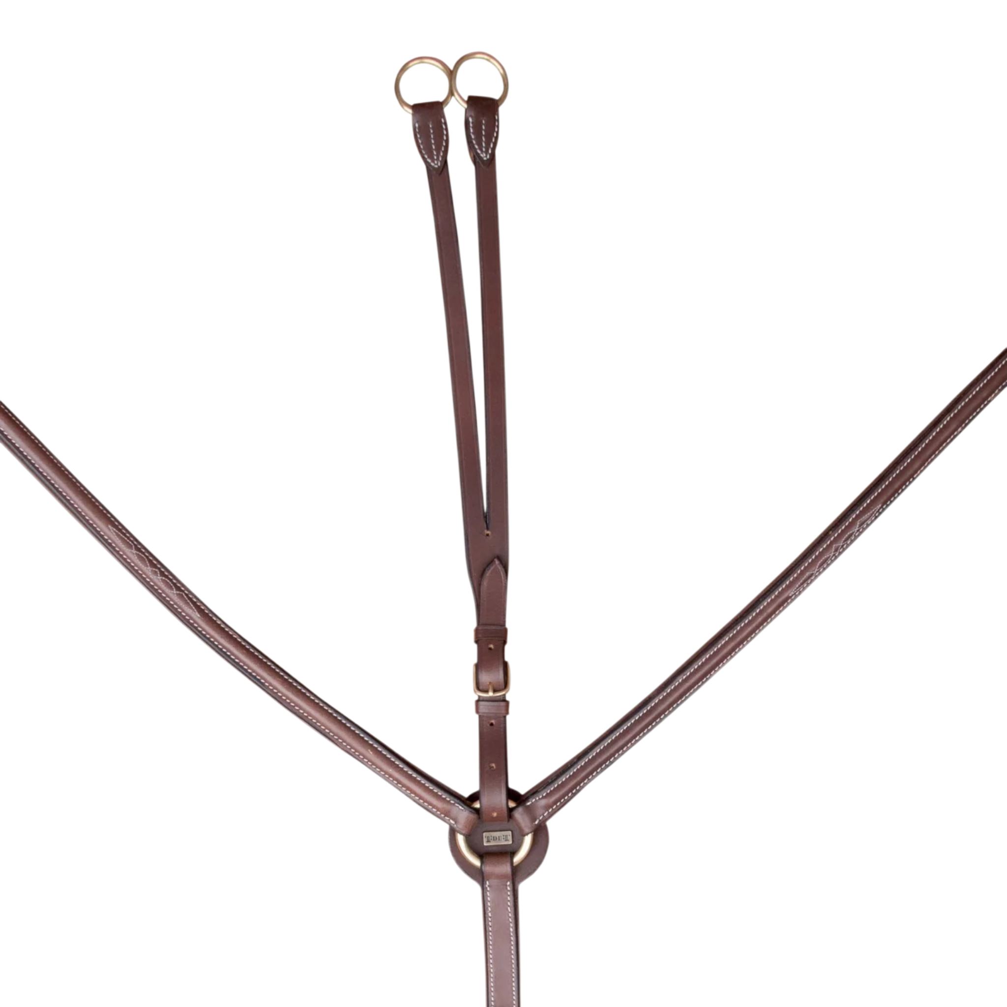 TdeT - Topstitched padded breastplate tobacco