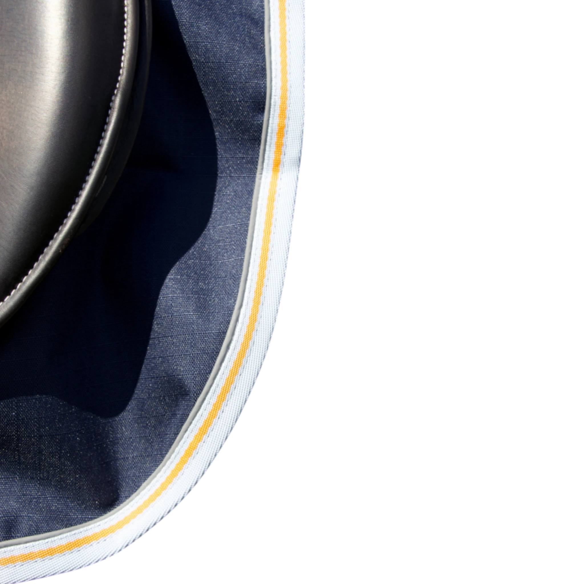 TdeT - Waterproof quarter sheet poly-cotton navy/orange