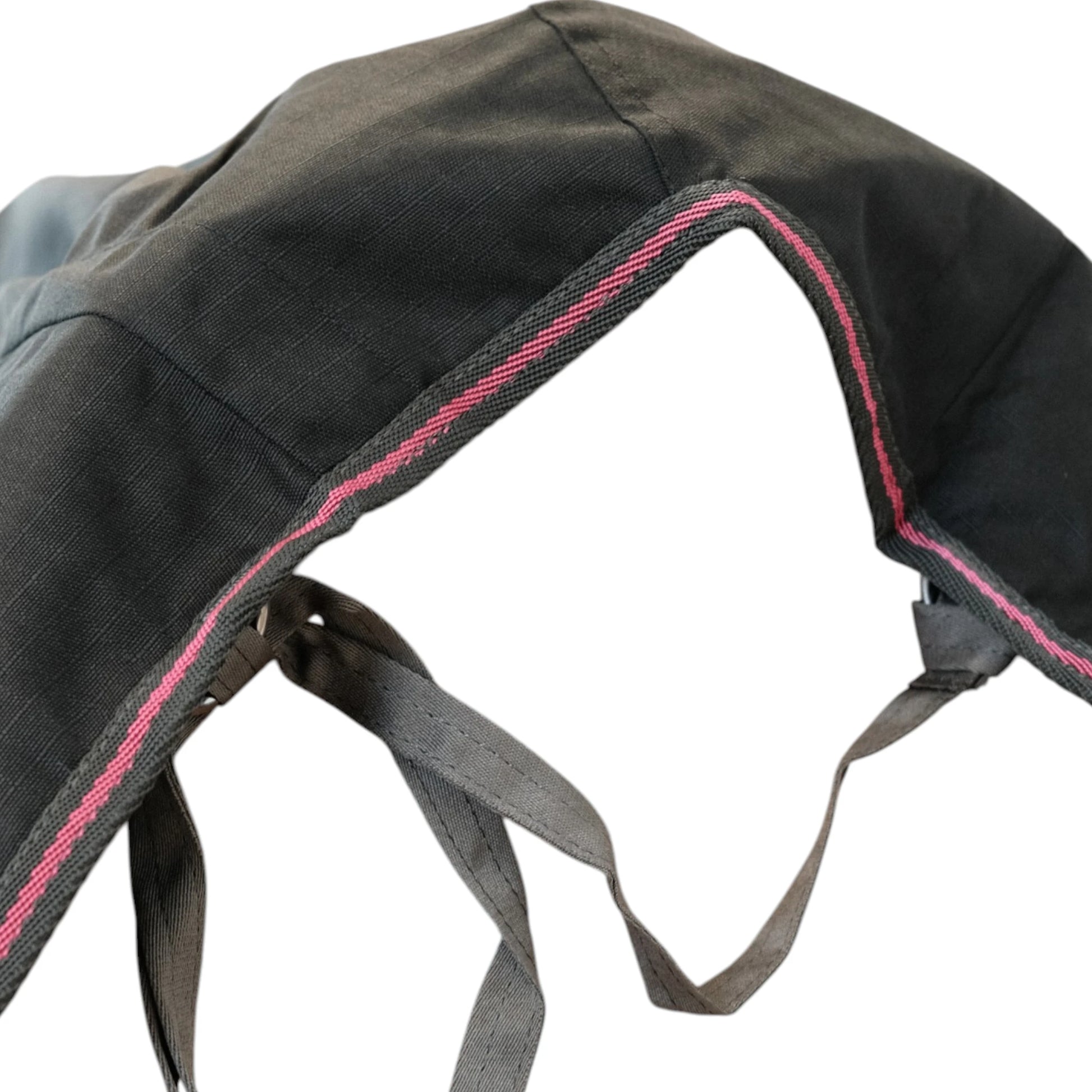 TdeT-couvre reins impermeable double poly coton noir gris