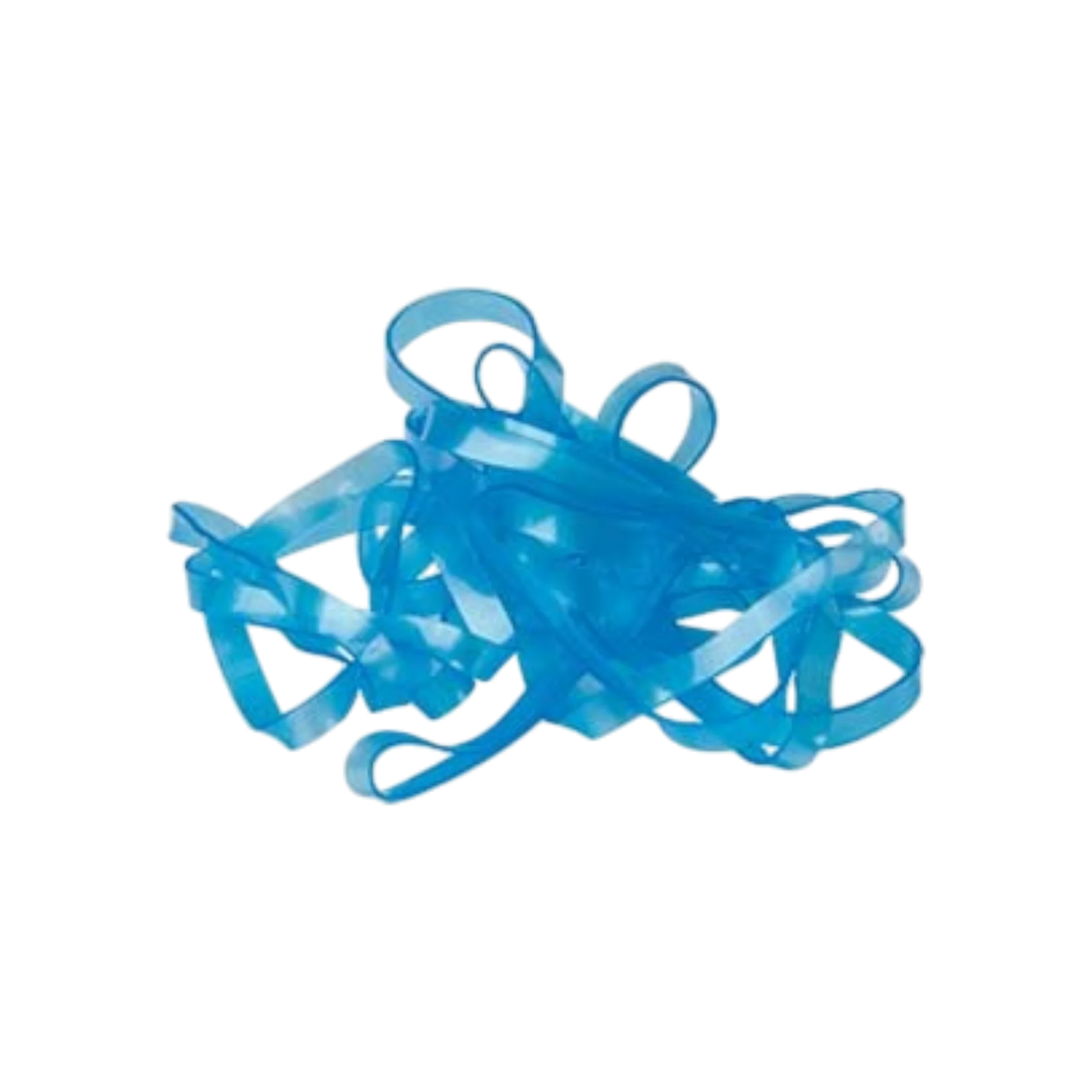 TdeT - Silicone mane bands blue