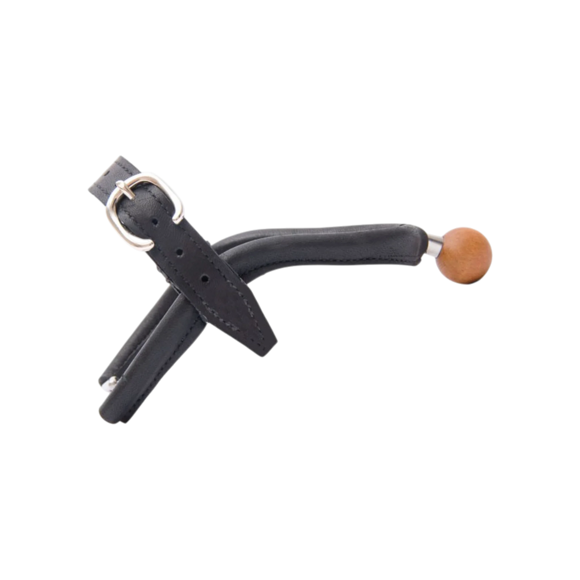 TdeT - TdeT leather spurs wooden ball ends